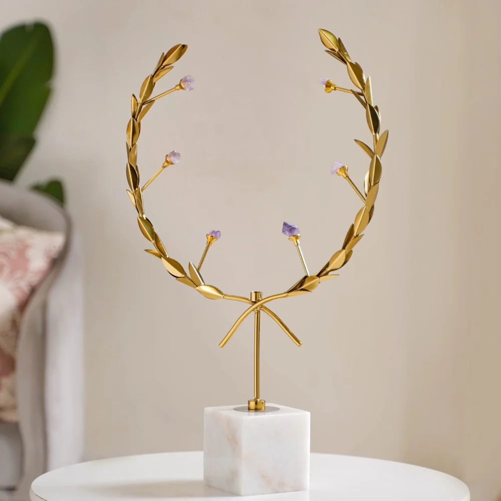 Laurel Wreath Decor Showpiece Large - Image 5