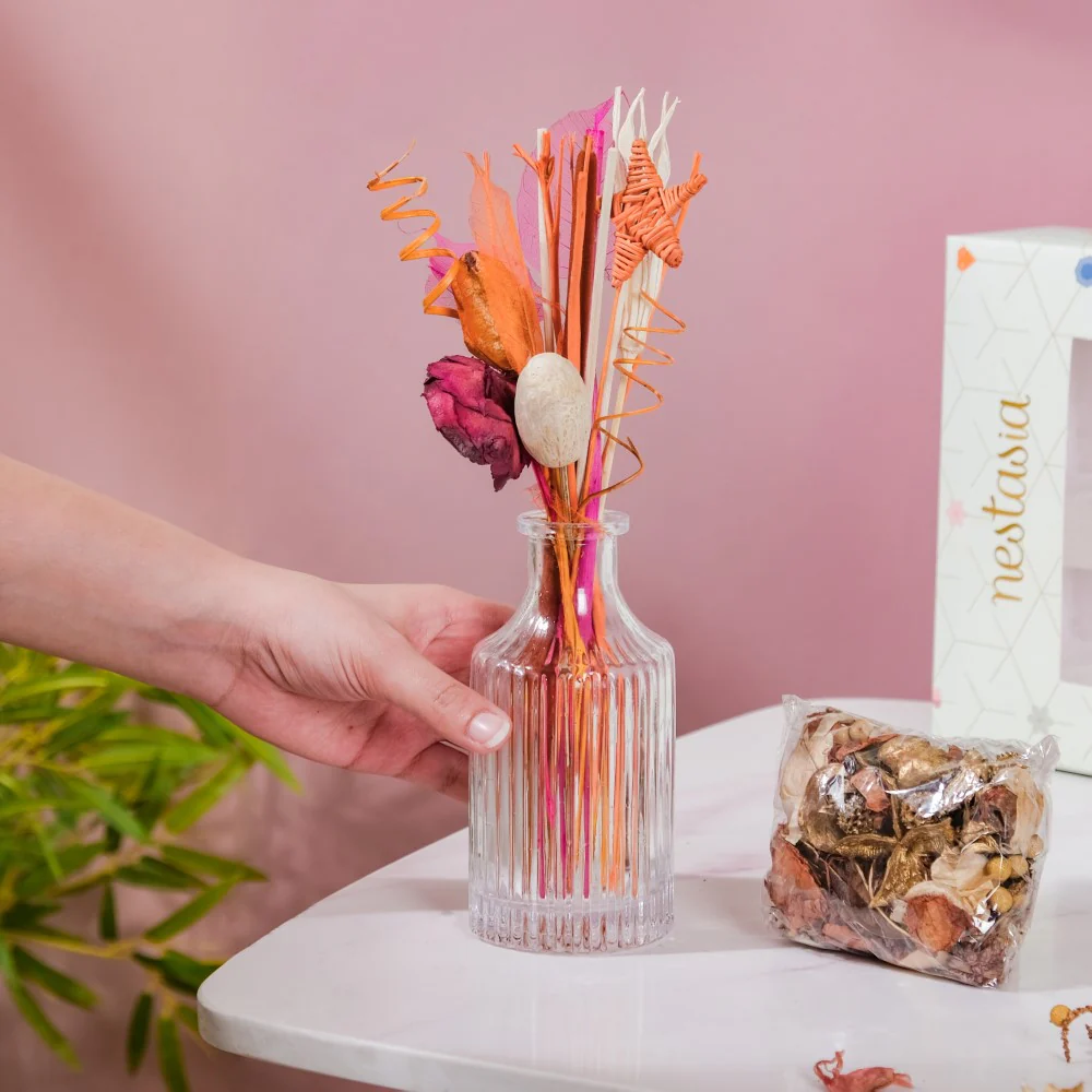 Lavender Aroma Dried Flower Bouquet Diffuser Gift Set Of 3 - Image 3