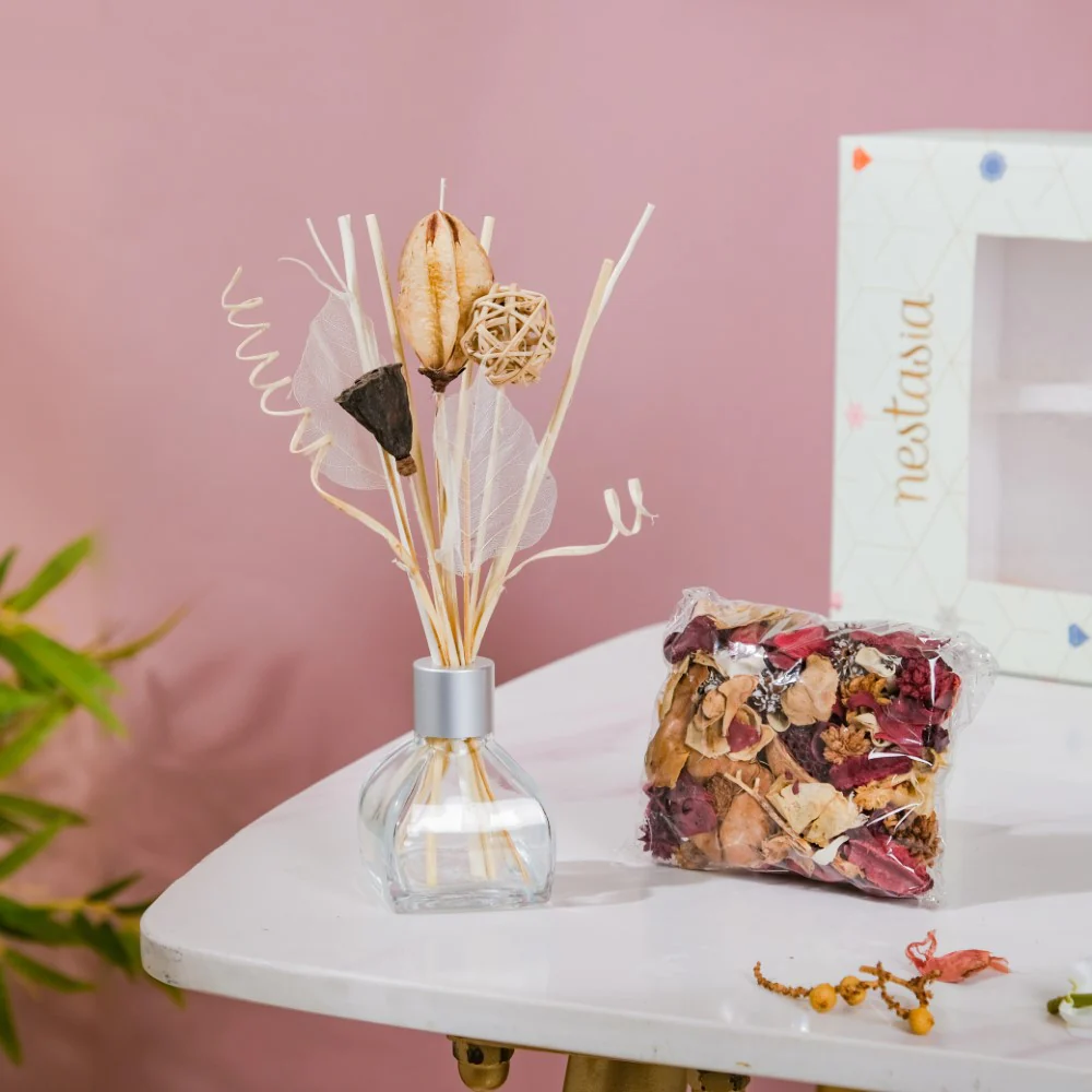 Lavender Bouquet Reed Diffuser Gift Box Set Of 3