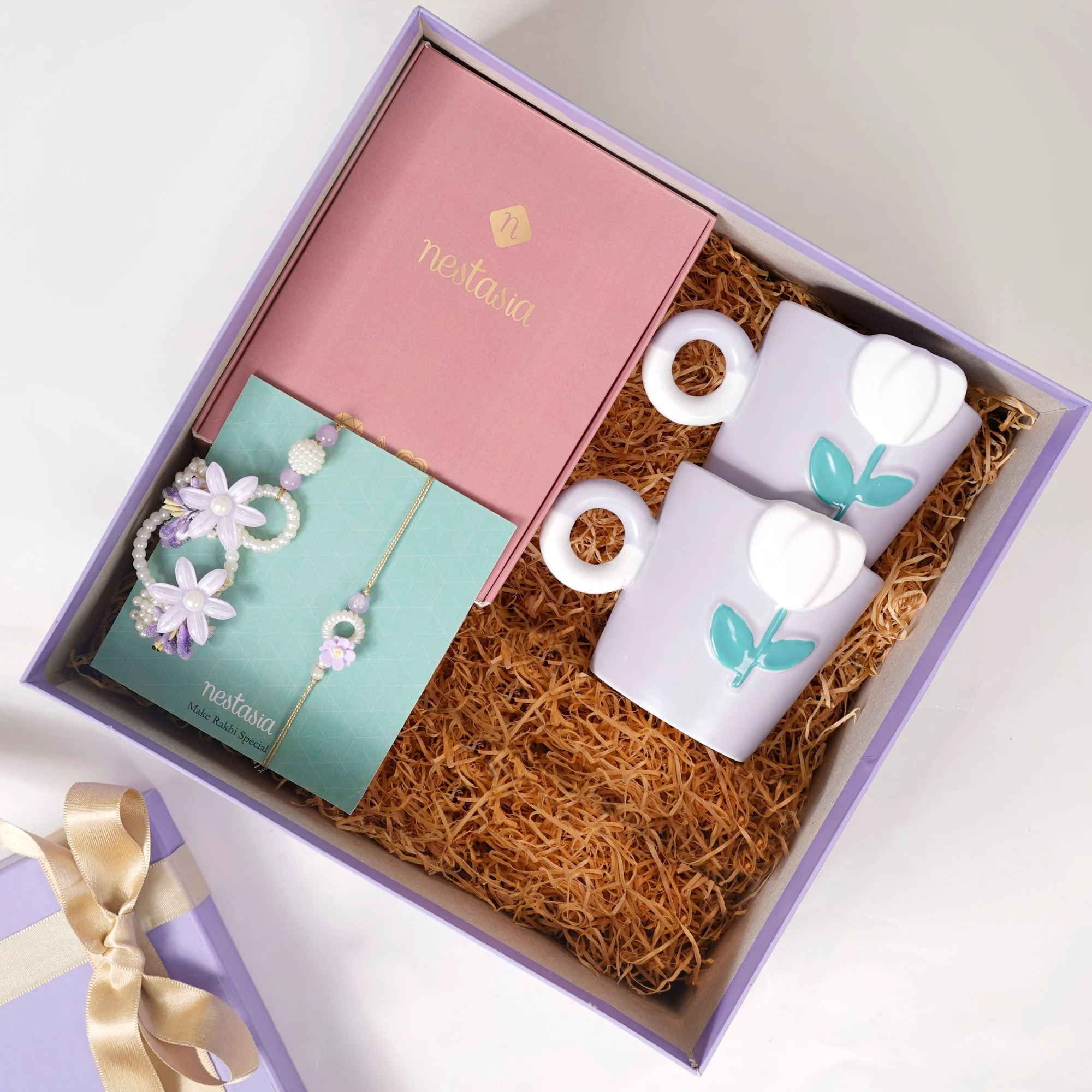 Lavender Delight Rakhi Gift Hamper - Image 2