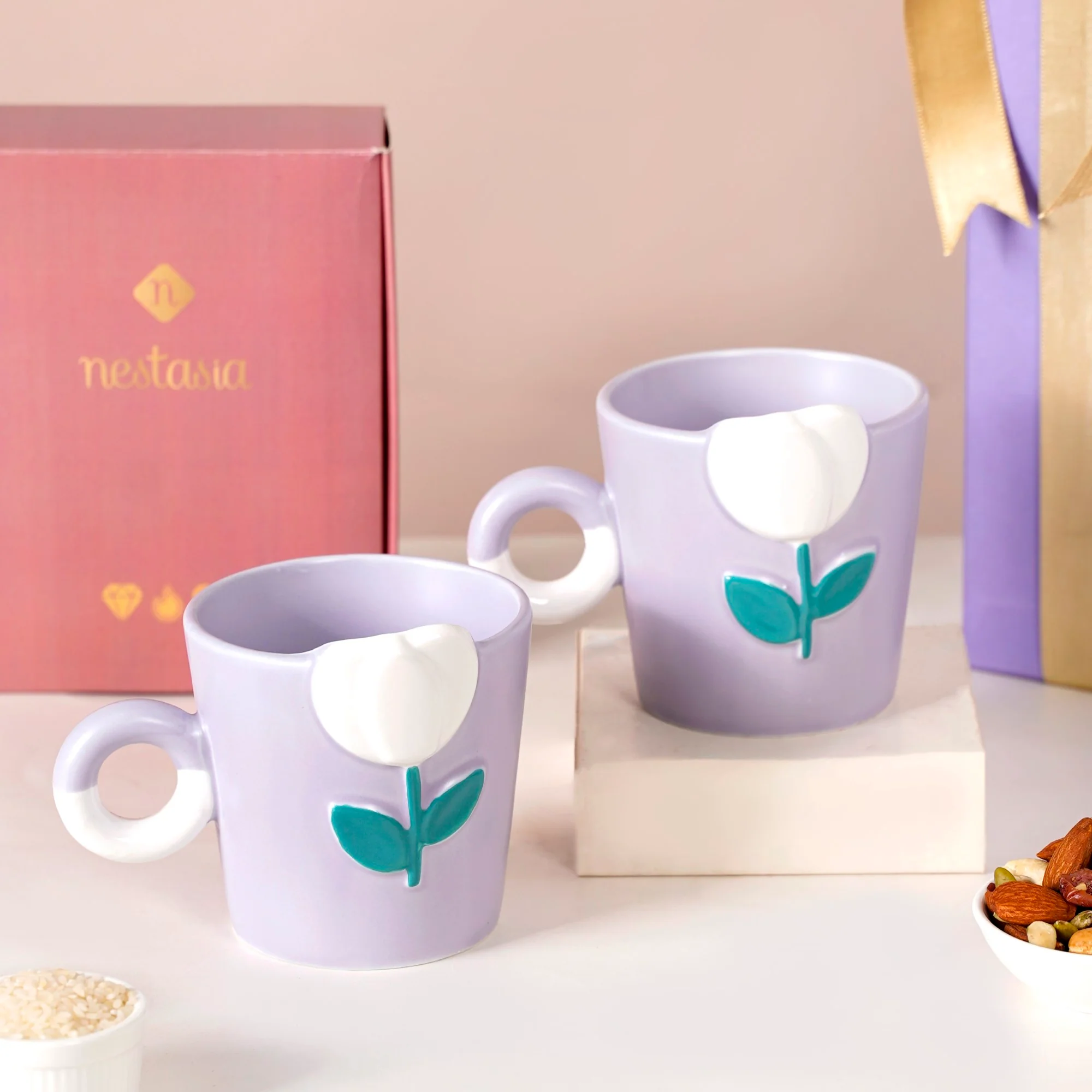 Lavender Delight Rakhi Gift Hamper - Image 4