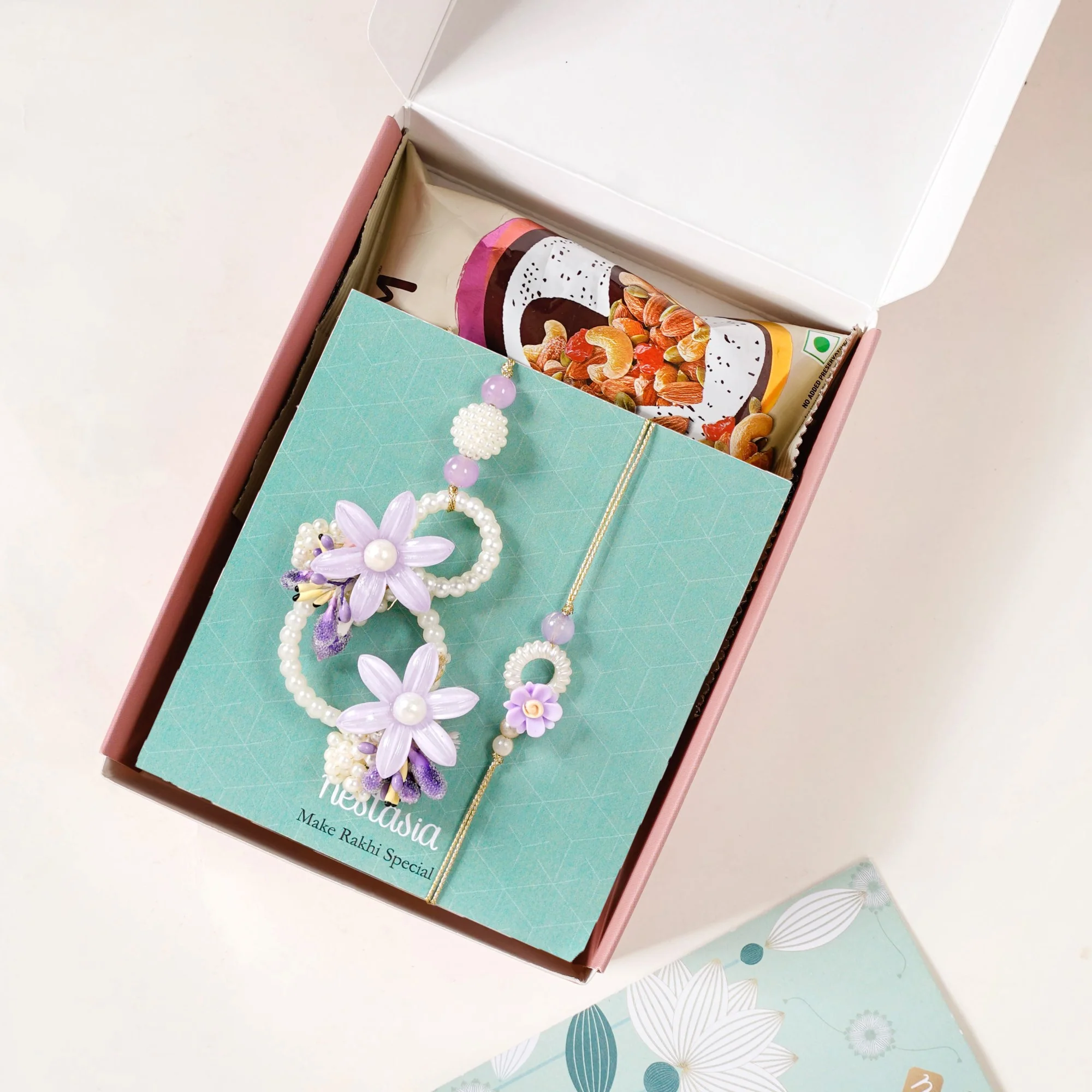Lavender Delight Rakhi Gift Hamper - Image 5