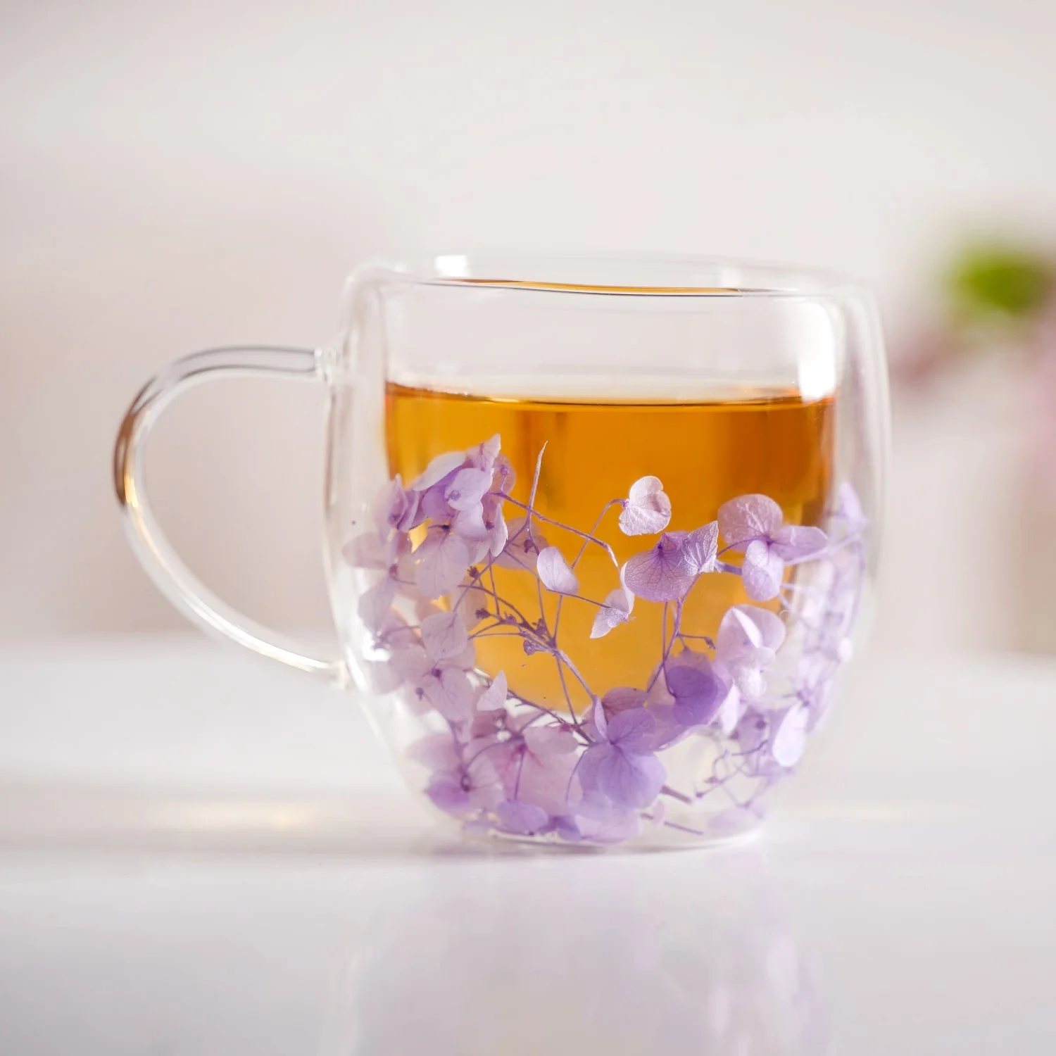 Lavender Flowers Inside Double Walled Coffee Mug Set Of 2 250ml - Image 8