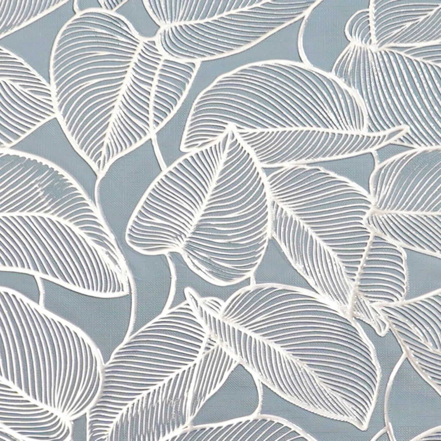 Leaf Cluster Dining Mats Set Of 6 Blue - Image 5