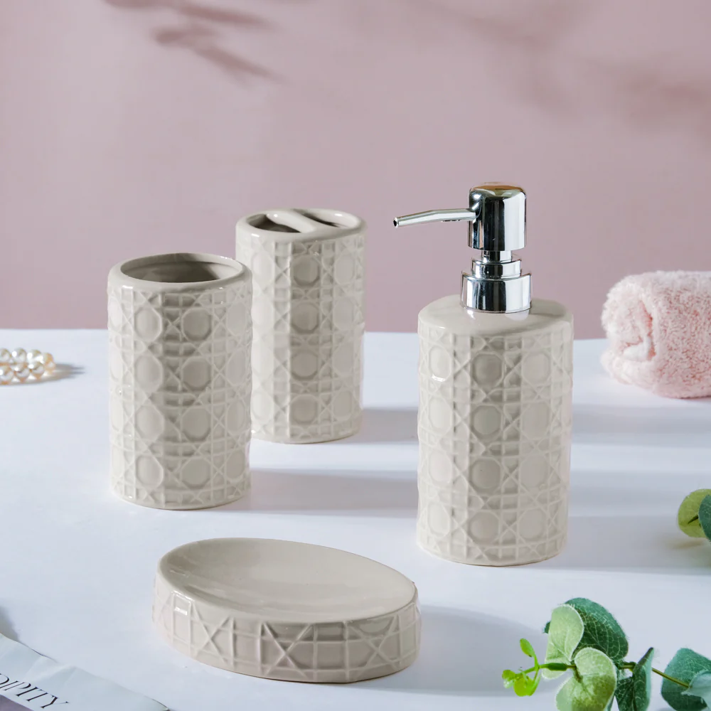 Luxury Ceramic Bathroom Set Of 4 - Image 10