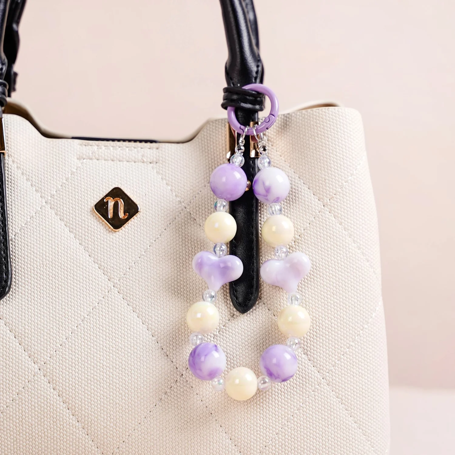 Lilac Love Charm Keychain - Image 7