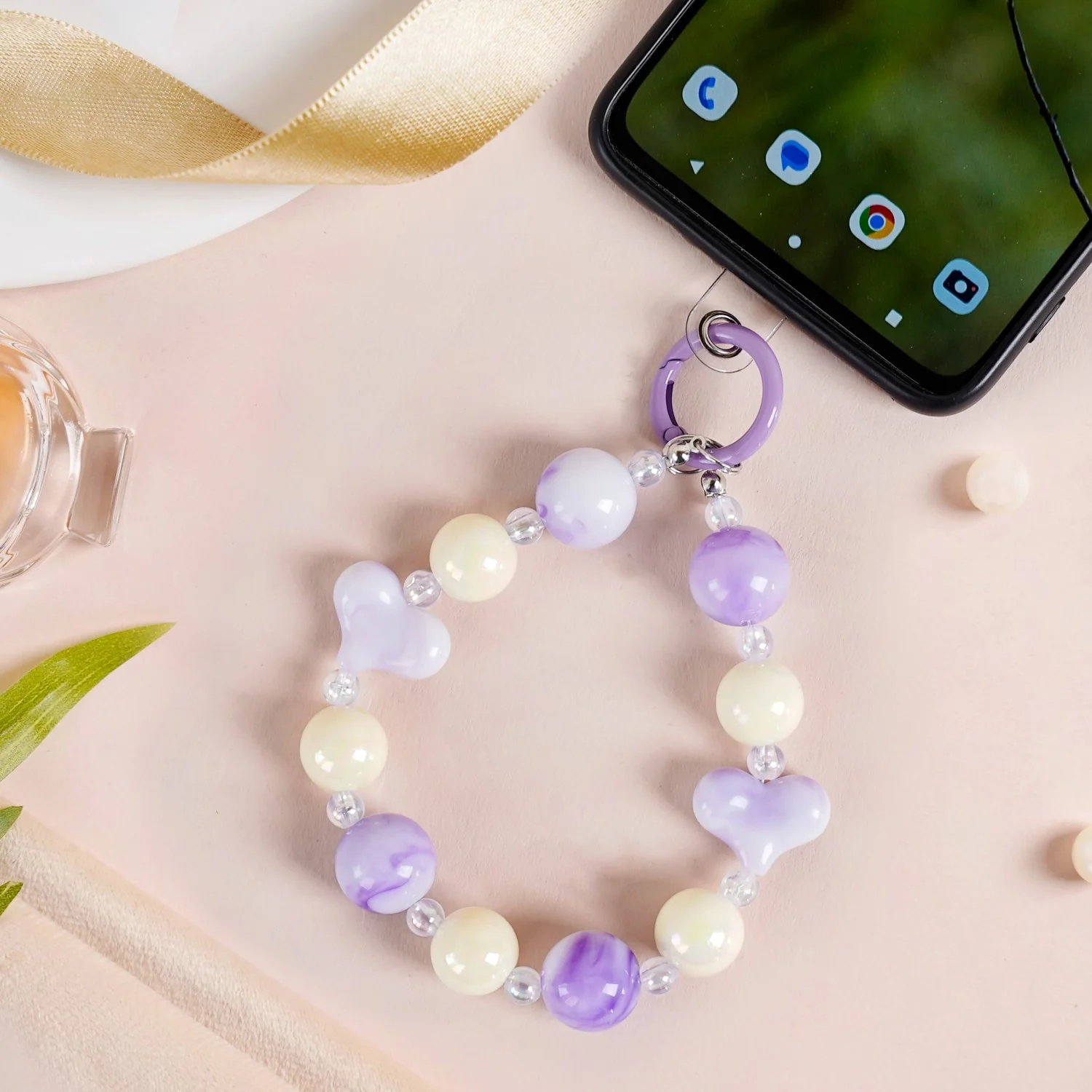 Lilac Love Charm Keychain - Image 8