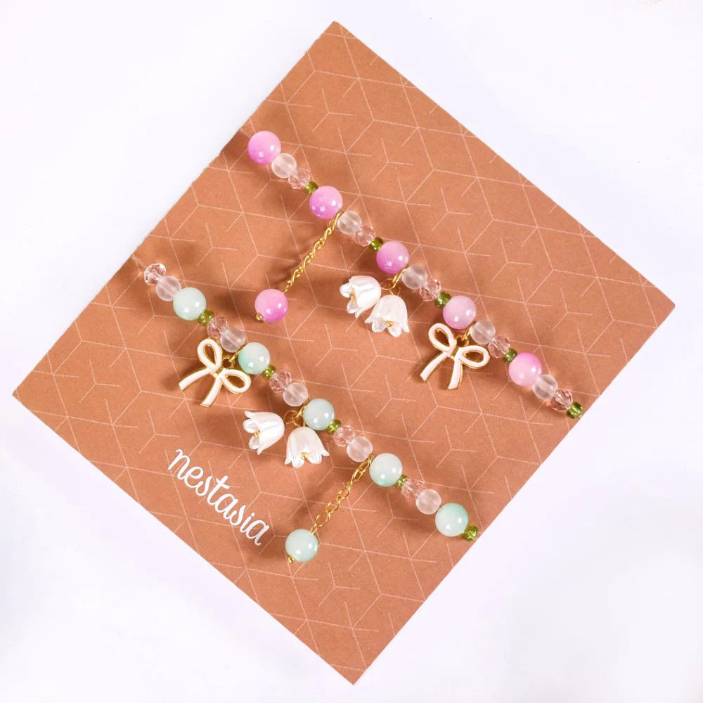 Lily Of The Valley Charm Bracelet Set Of 2 - Image 2