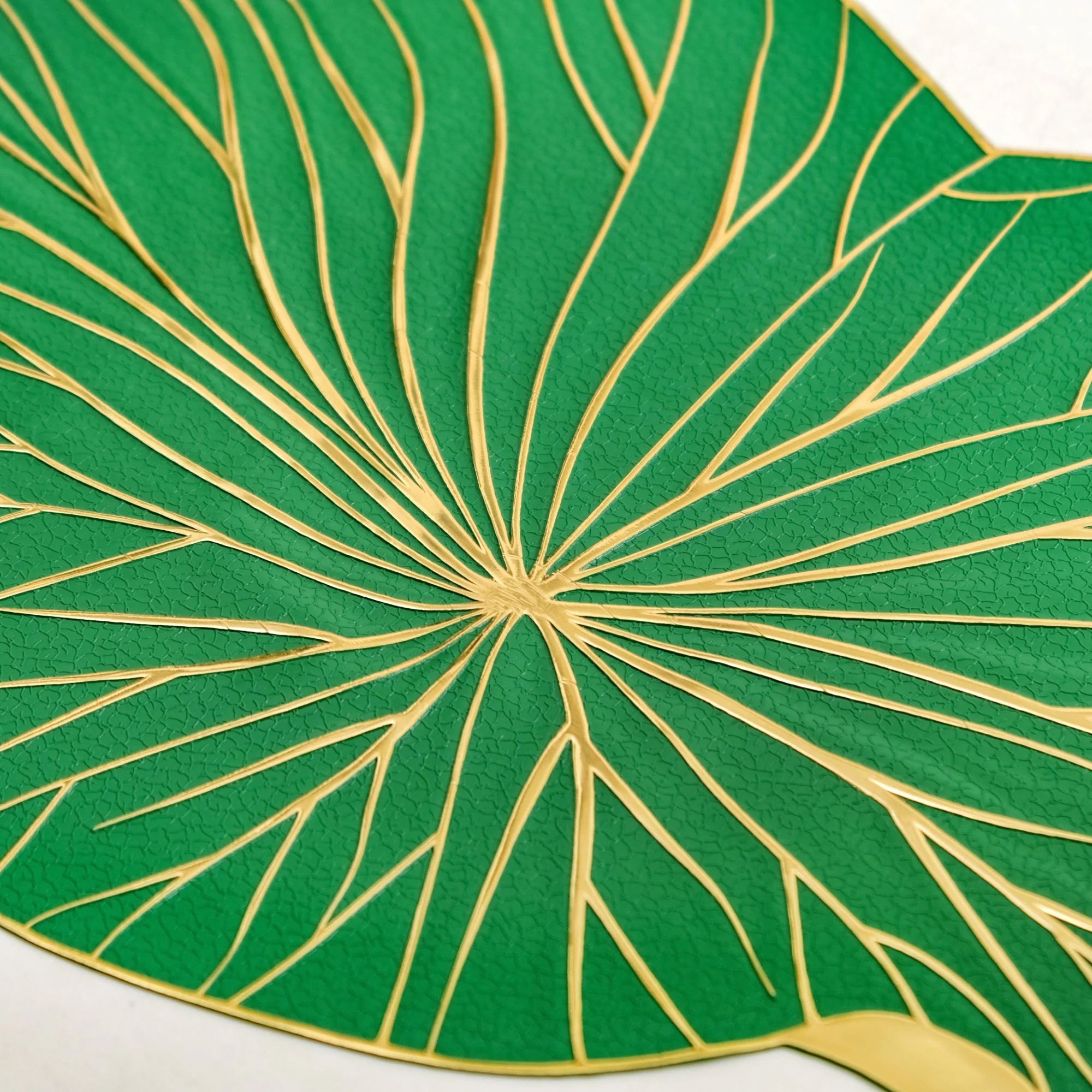 Lily Pad Placemats For Dining Table Green Set Of 6 - Image 5