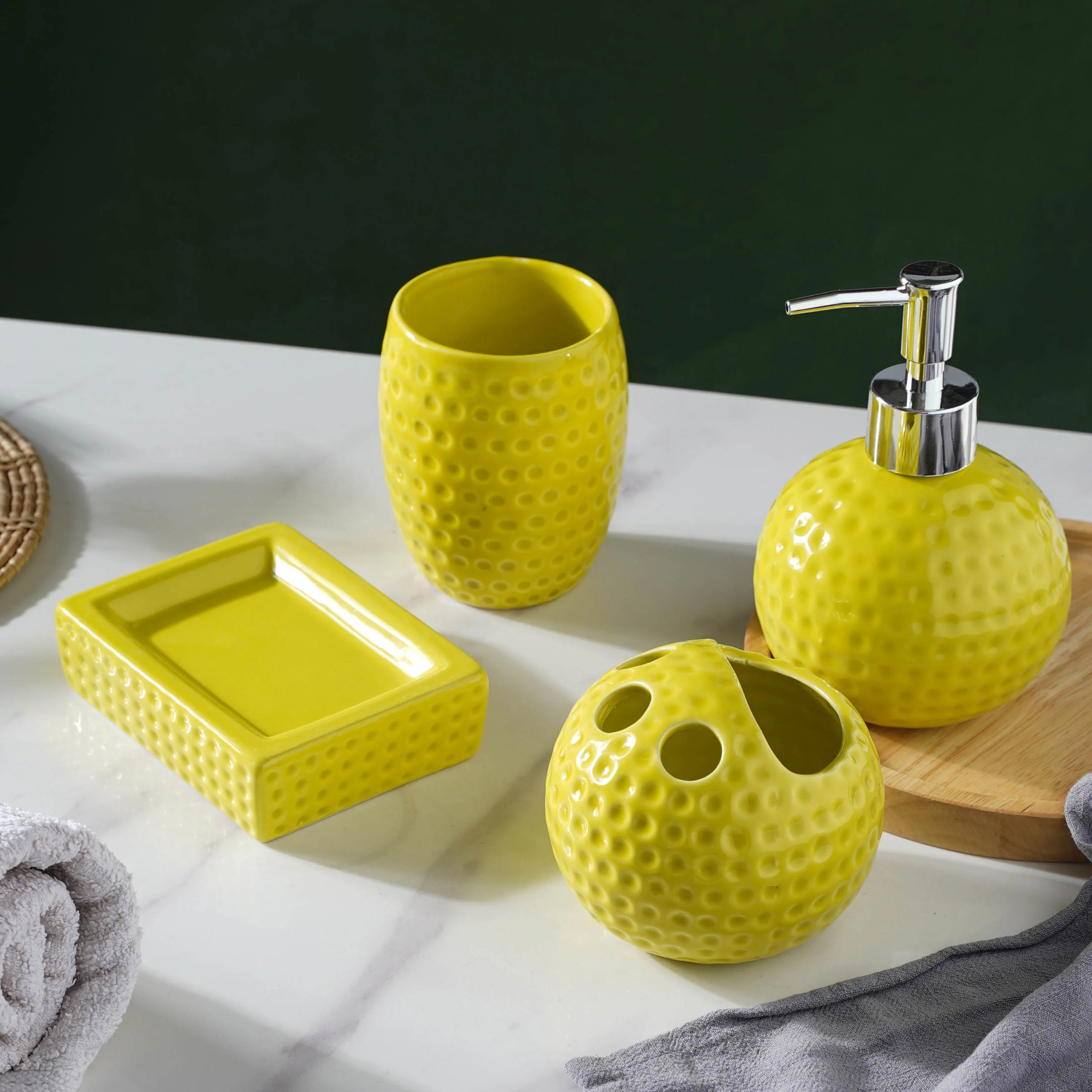 Lime Fantasia Bath Set - Image 3