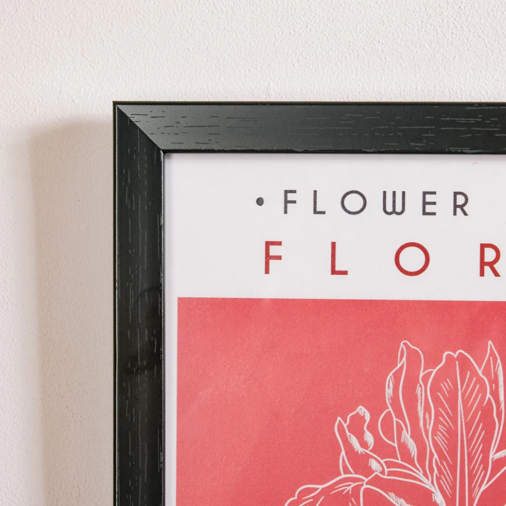 Line Art Flower Framed Poster Set Of 2 13x9 Inch - Image 8