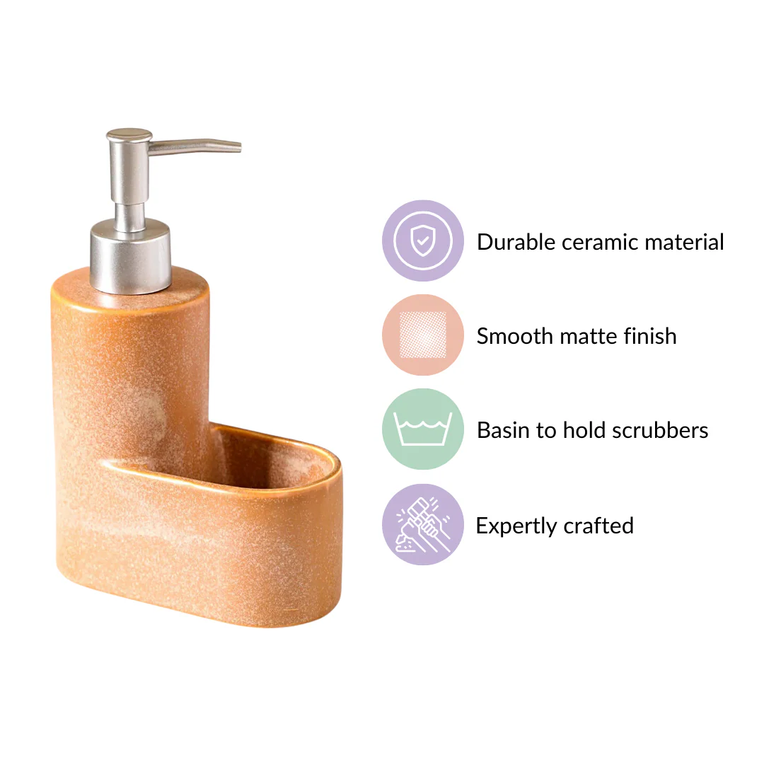 Liquid Soap Dispenser With Holder - Image 4