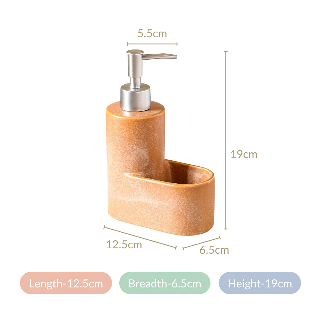 Liquid Soap Dispenser With Holder - Image 6