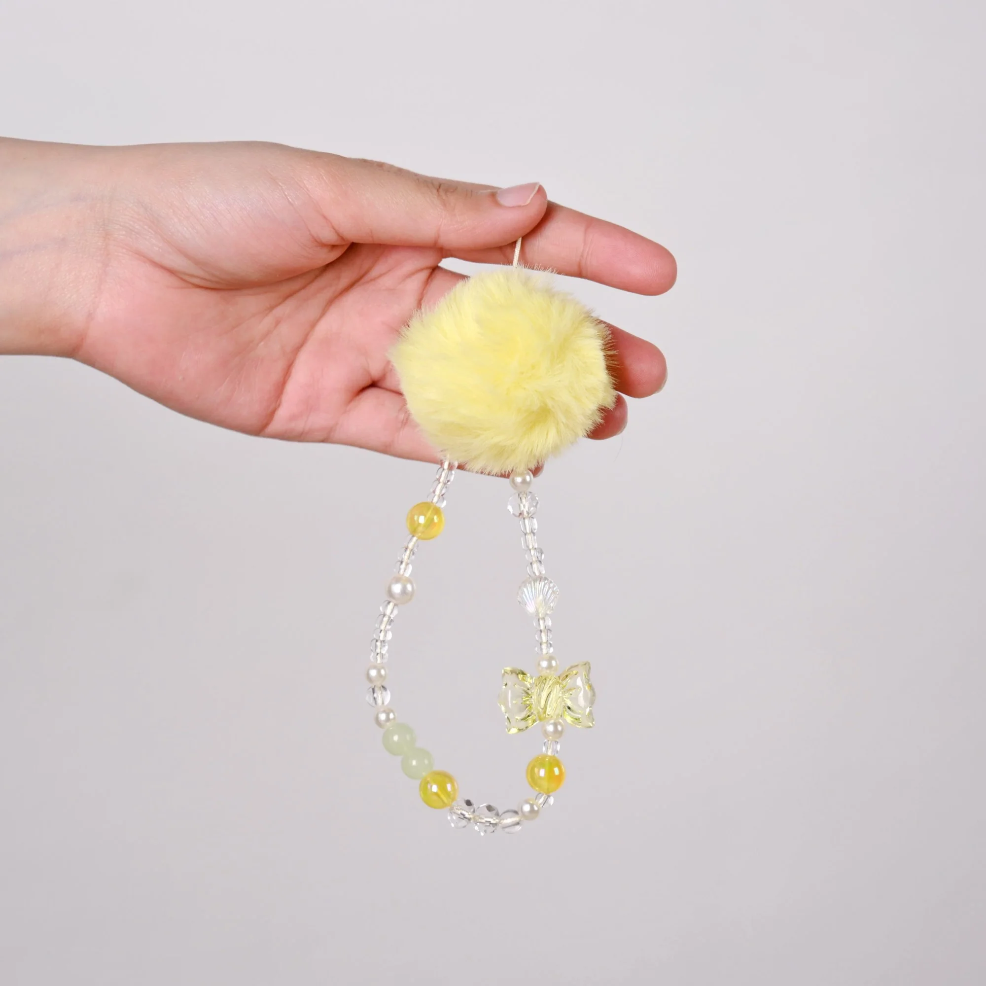 Little Miss Sunshine Phone Strap With Pom Pom - Image 2
