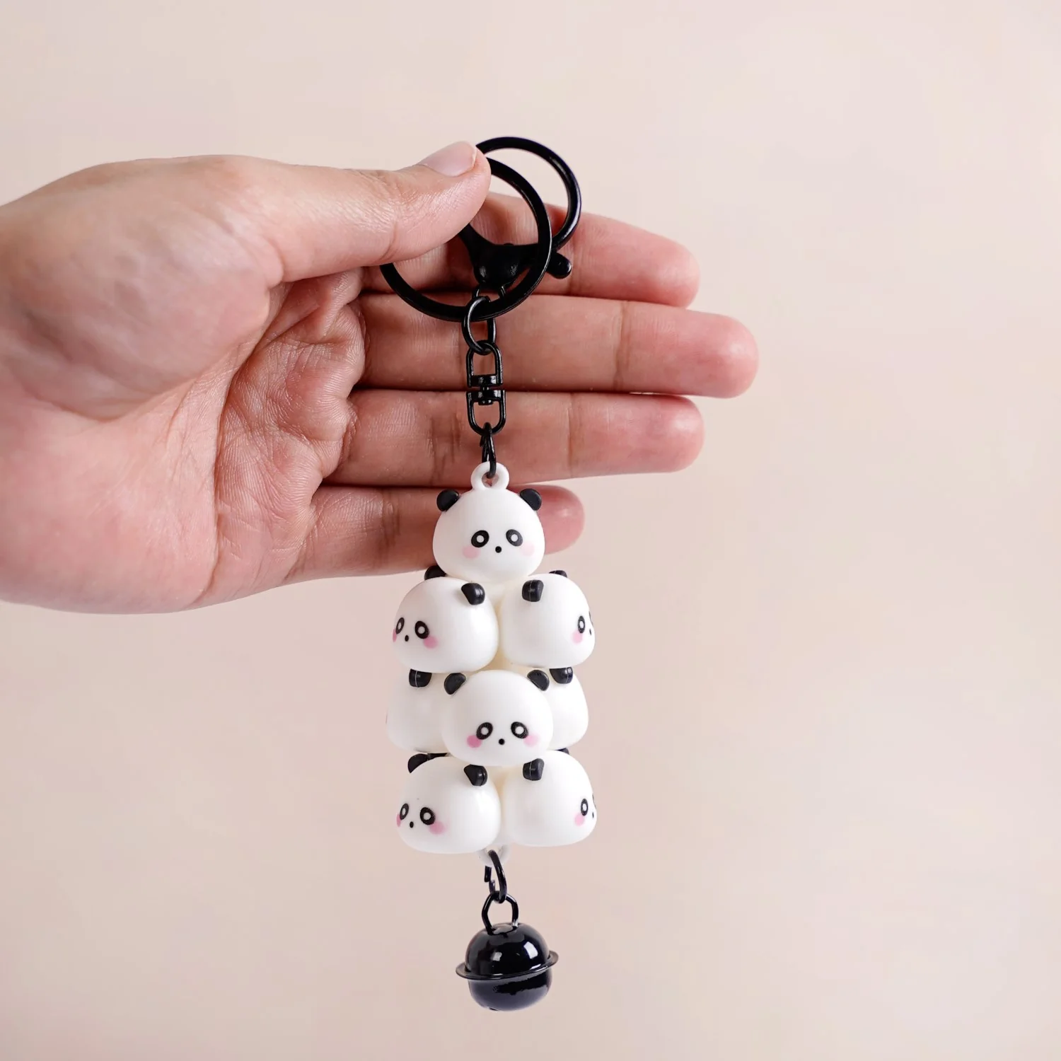 Little Pandas Keychain With Dual Hooks - Image 2