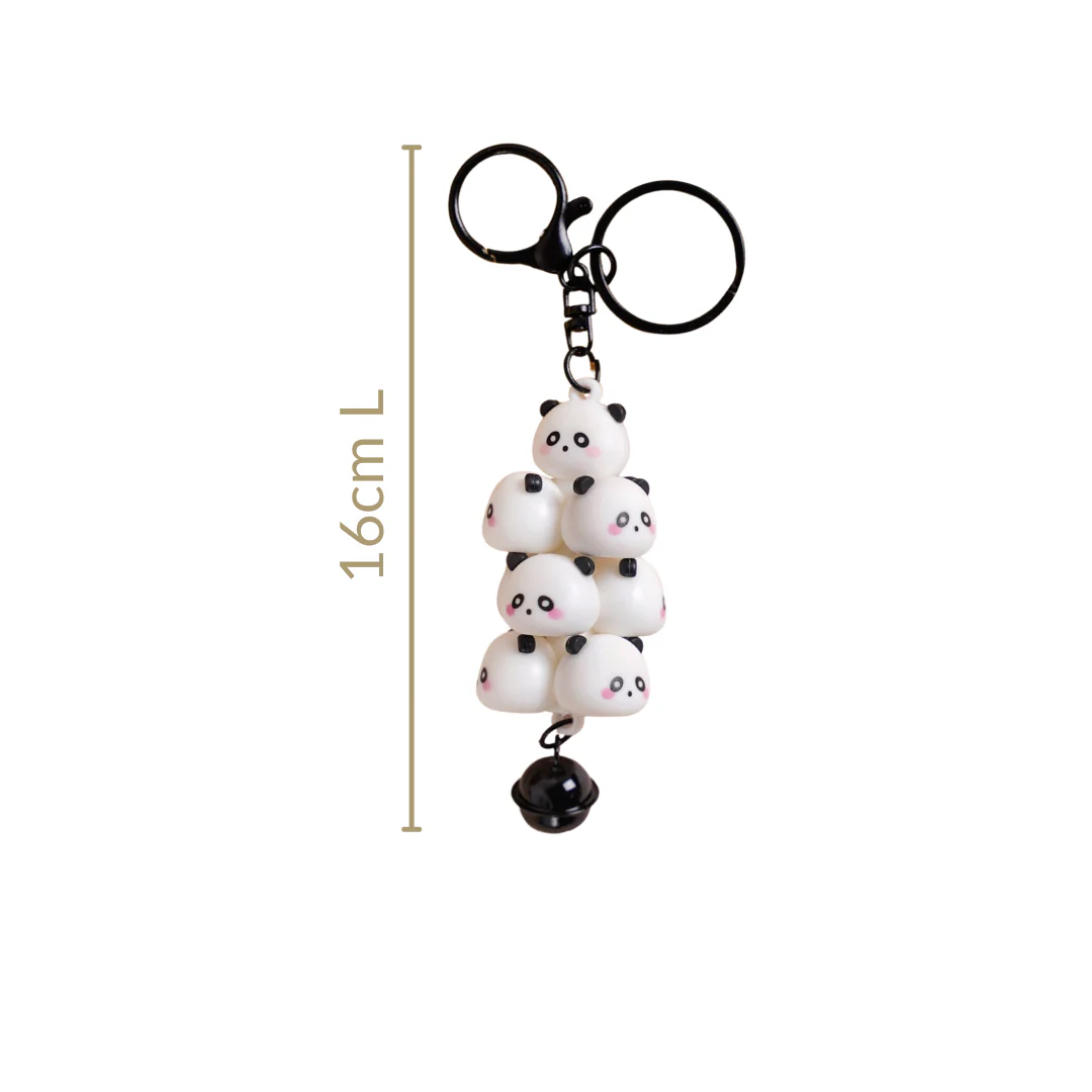 Little Pandas Keychain With Dual Hooks - Image 4