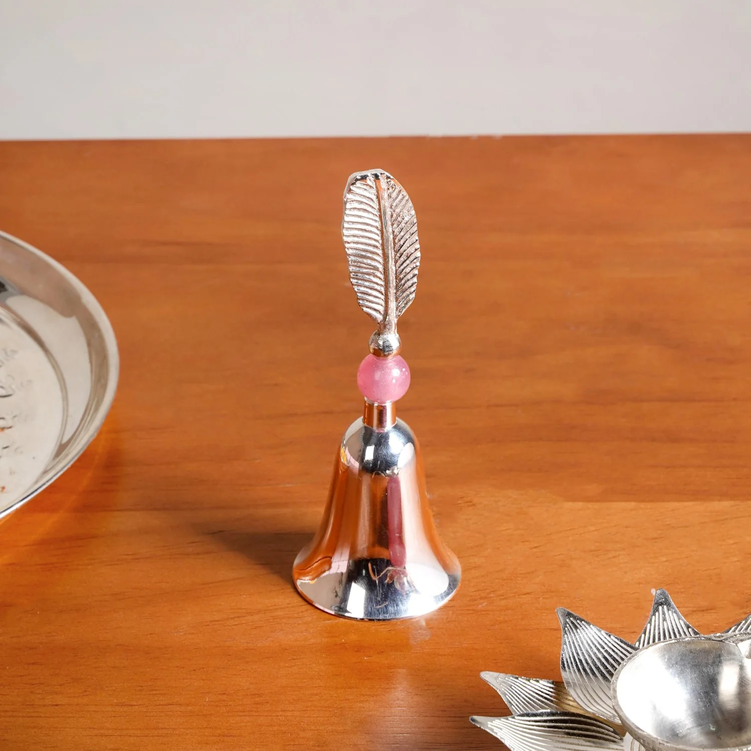 Lotus Diya And Ghanti Set - Image 7