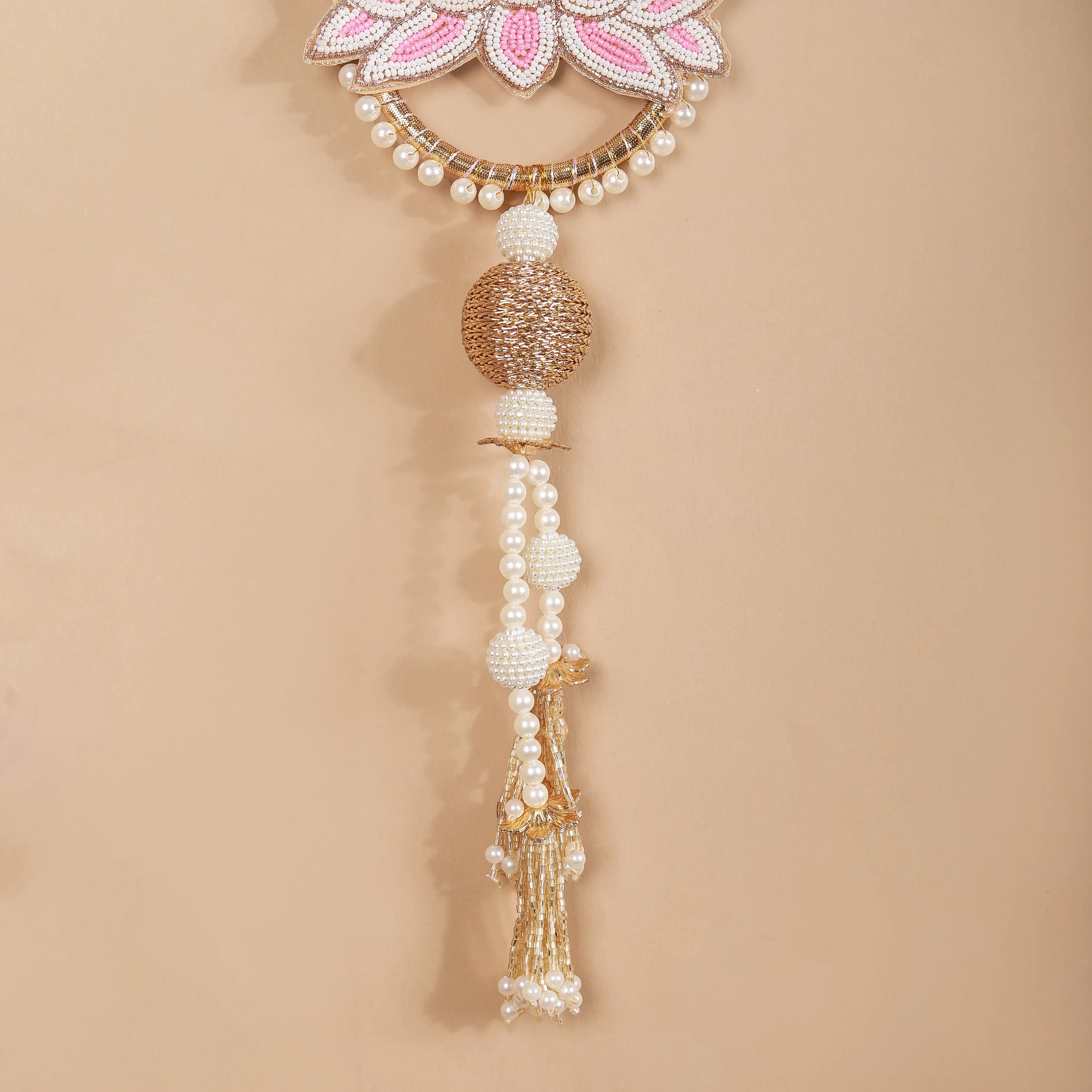 Lotus Door Hanging Set of 2 Pink & White - Image 6