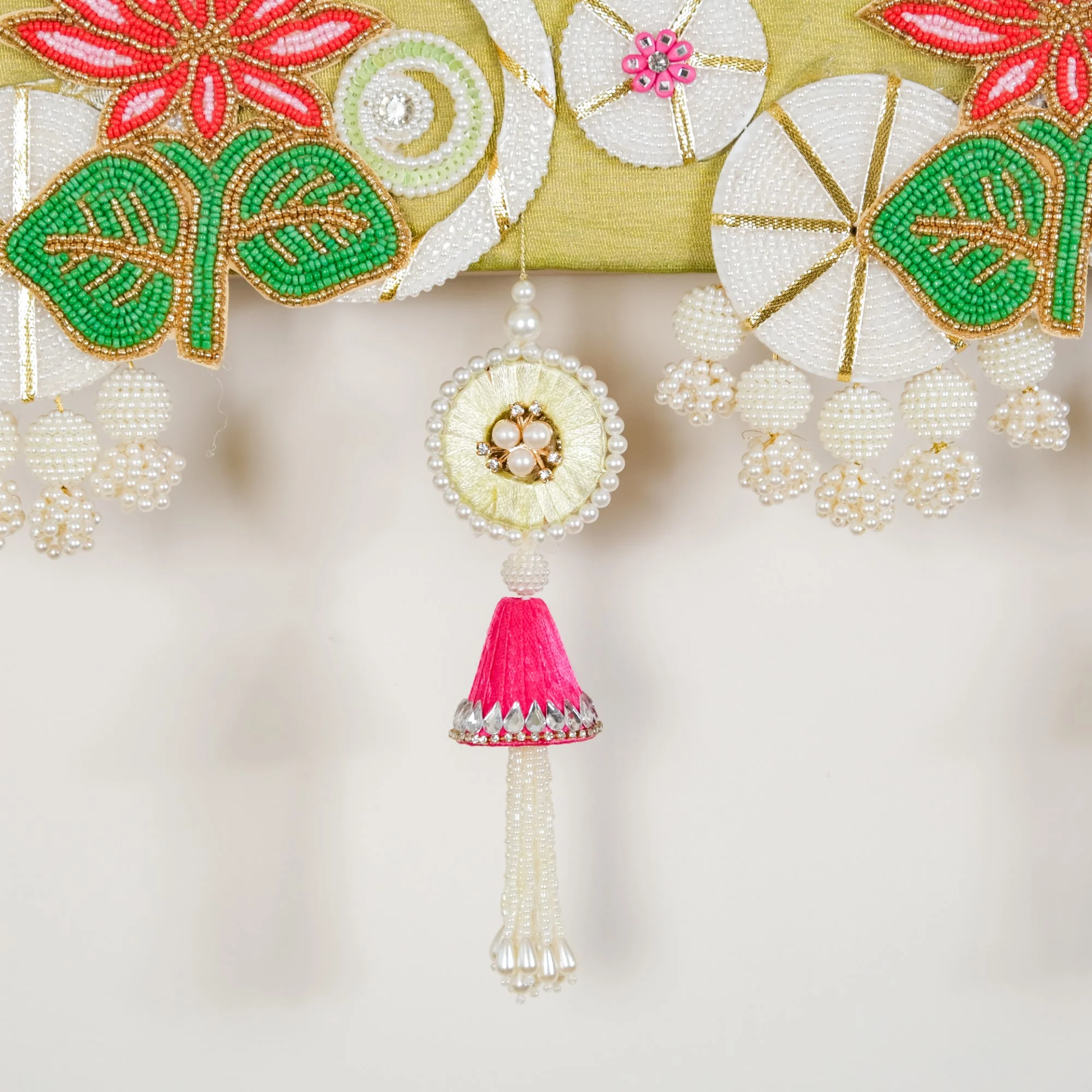 Lotus Pearl Toran For Door - Image 7