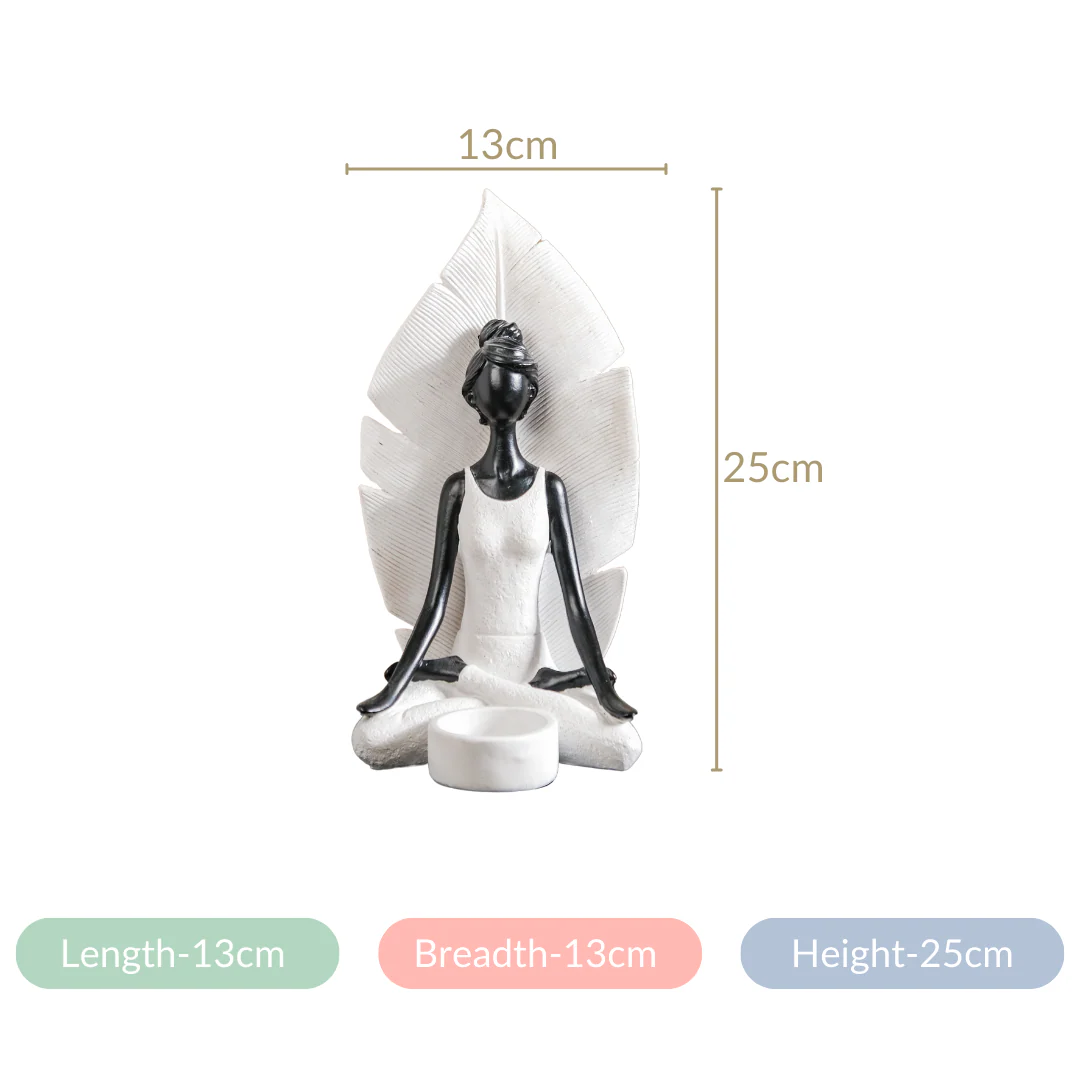 Lotus Position Yoga Candle Stand - Image 9