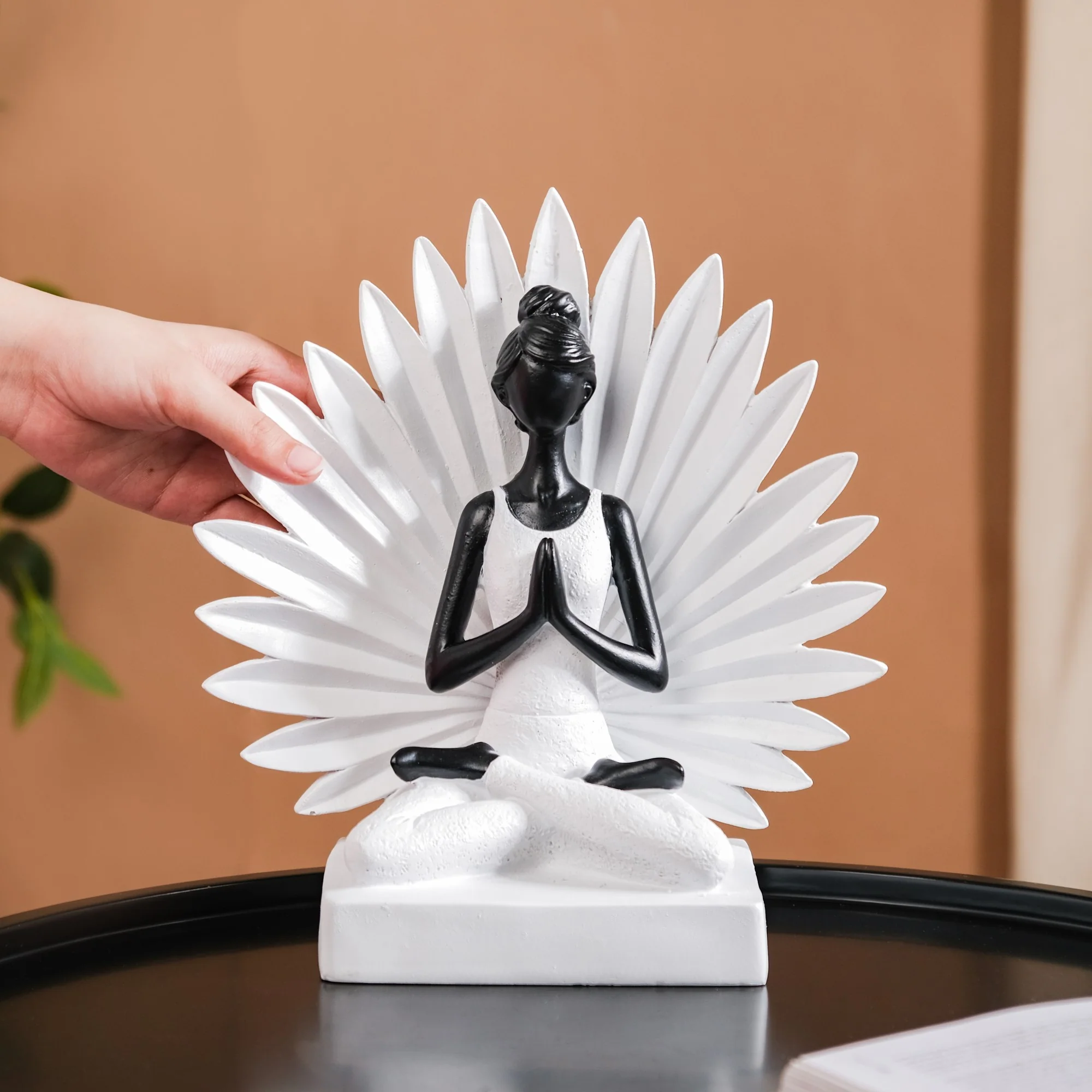 Lotus Yoga Pose Sculpture - Image 2