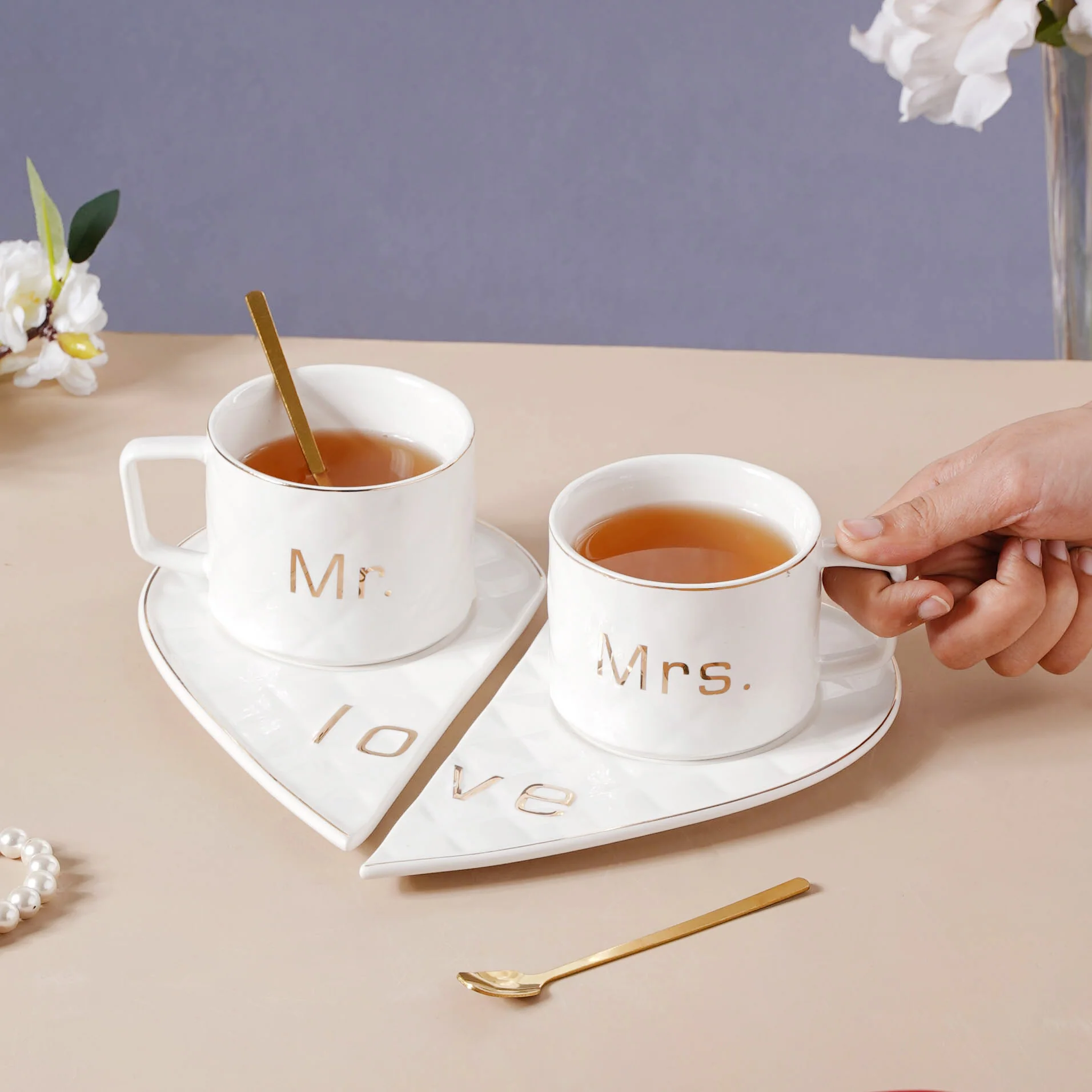 Love Cup and Plate Set - Image 10