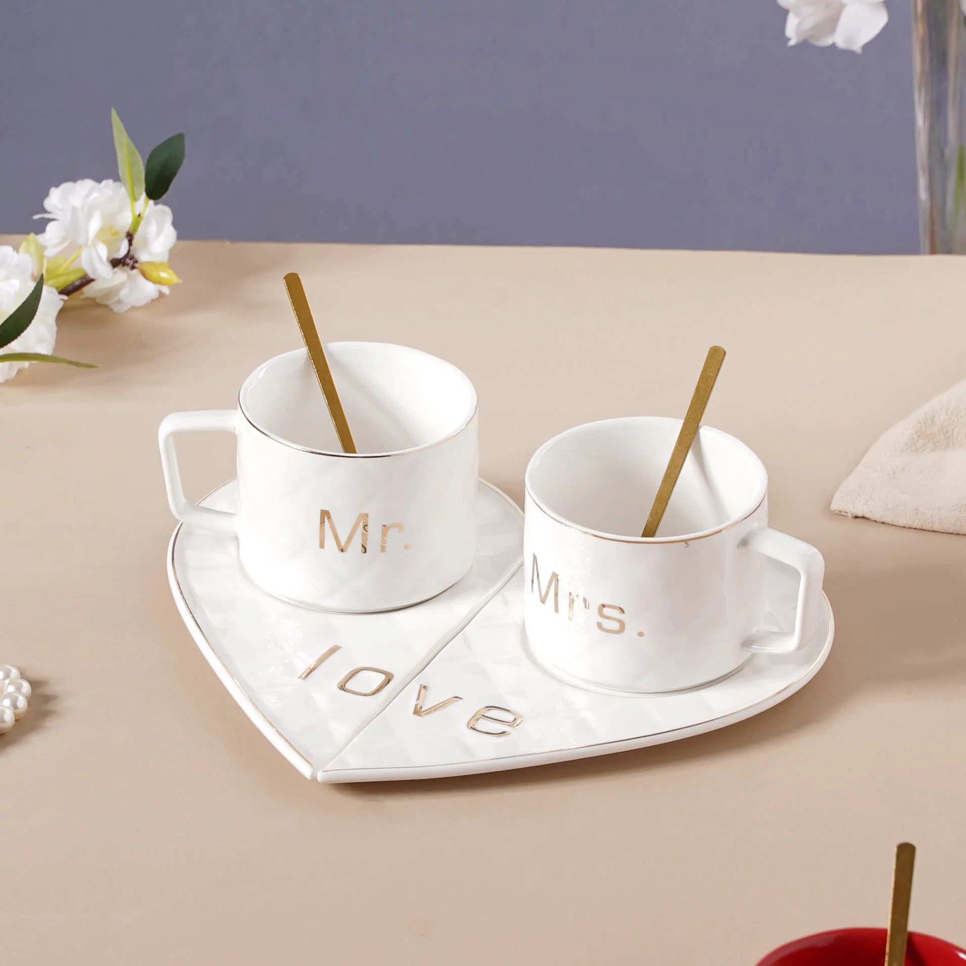Love Cup and Plate Set - Image 14
