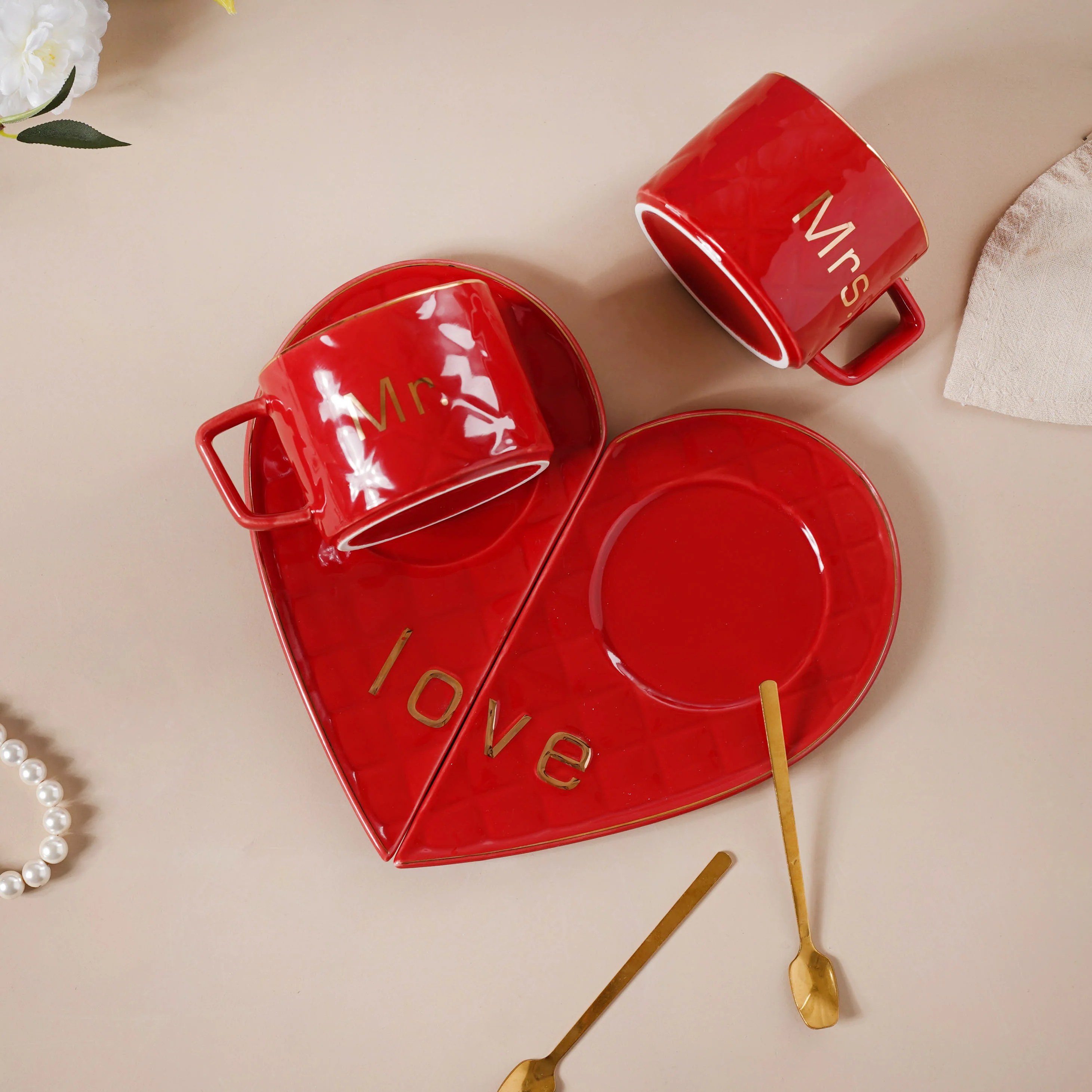 Love Cup and Plate Set - Image 3