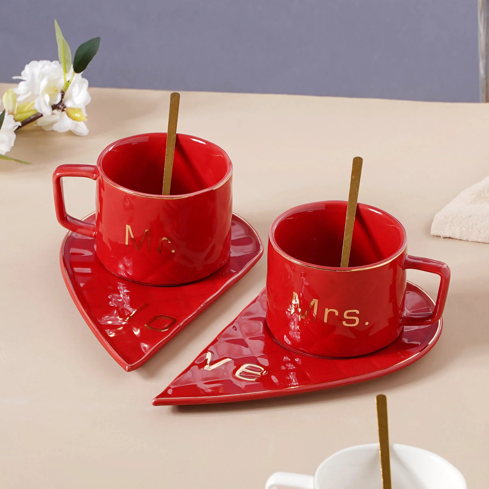 Love Cup and Plate Set - Image 6