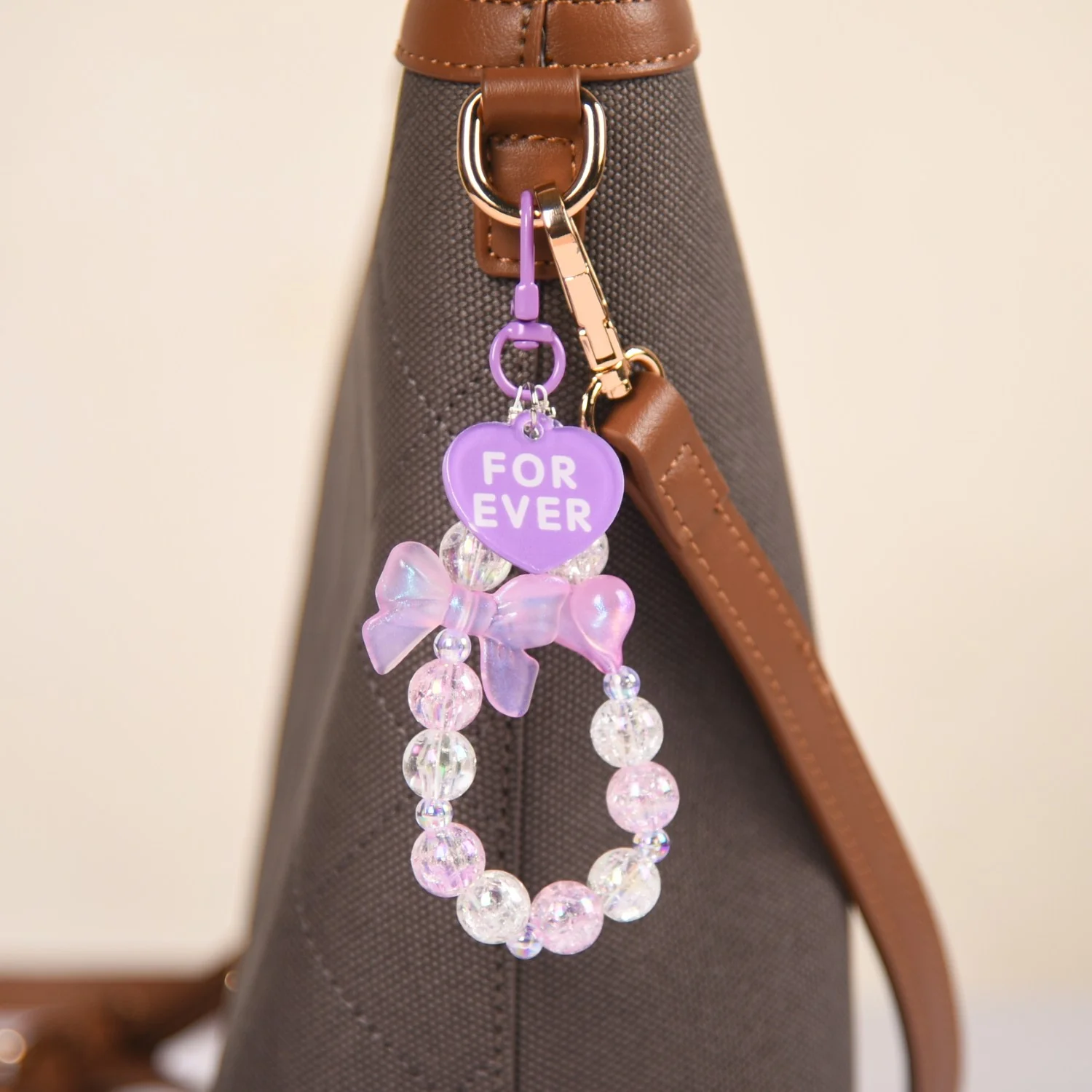 Love Forever Lavender Charm Keychain - Image 7