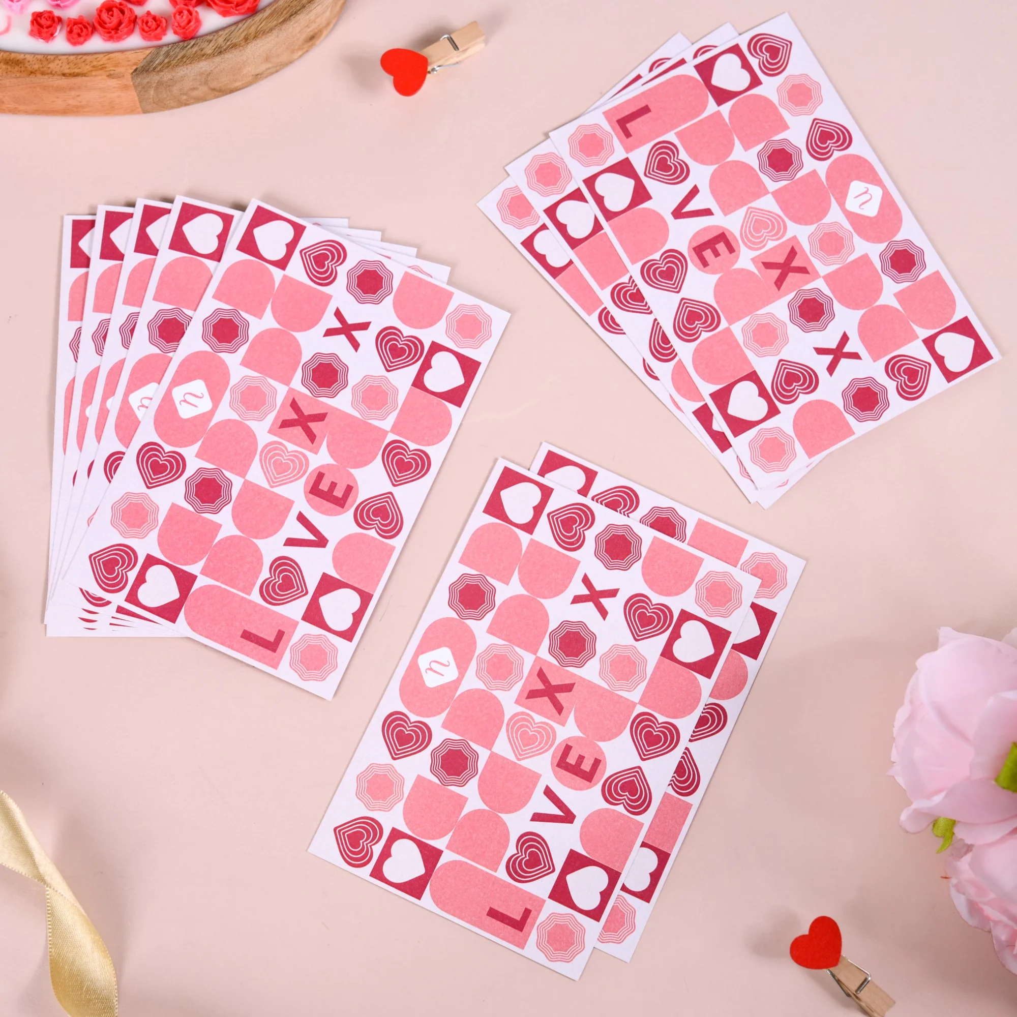 Love XOXO Valentine's Day Postcards Set Of 10 - Image 2