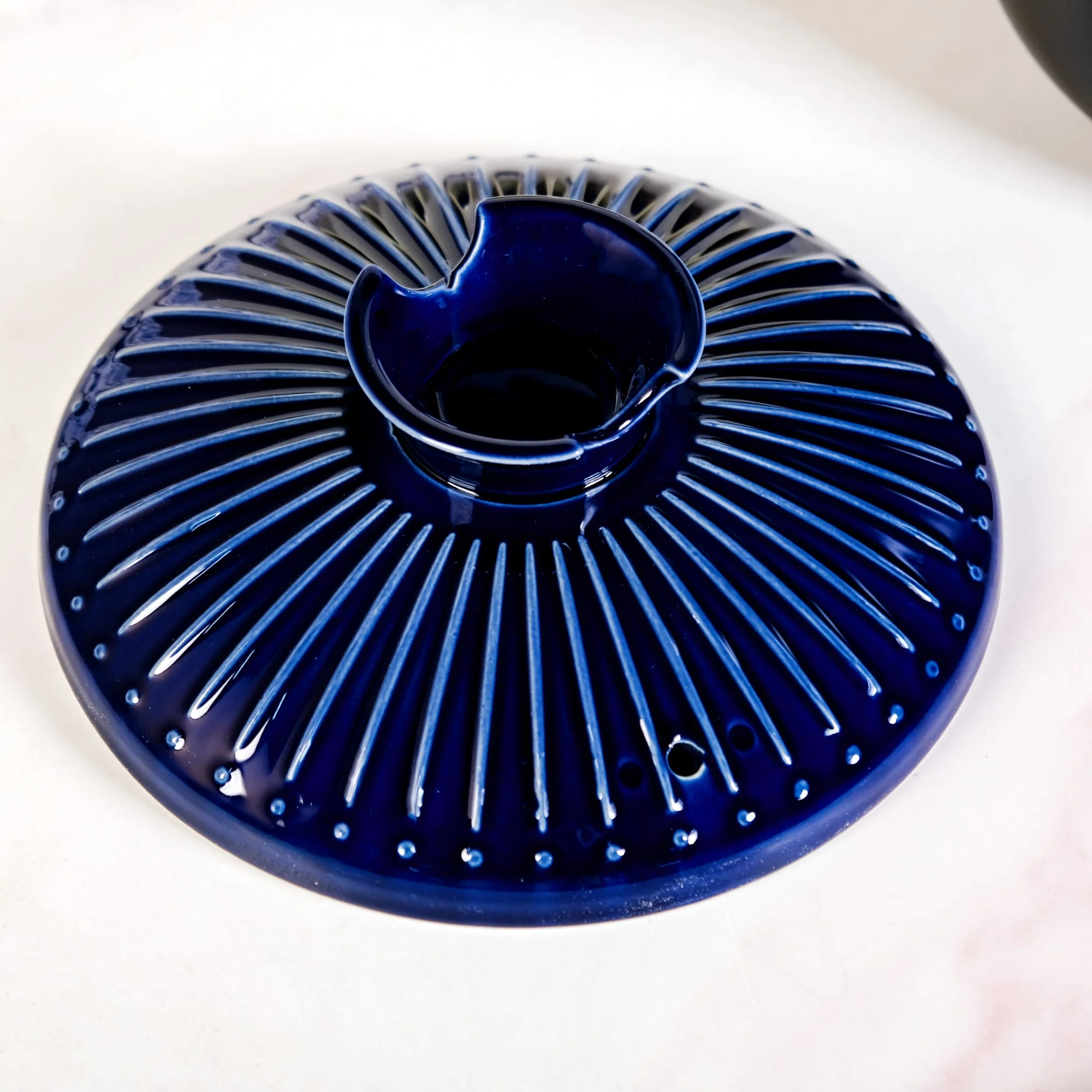 Lumea Cooking Pot With Lid Blue 4700ml - Image 5