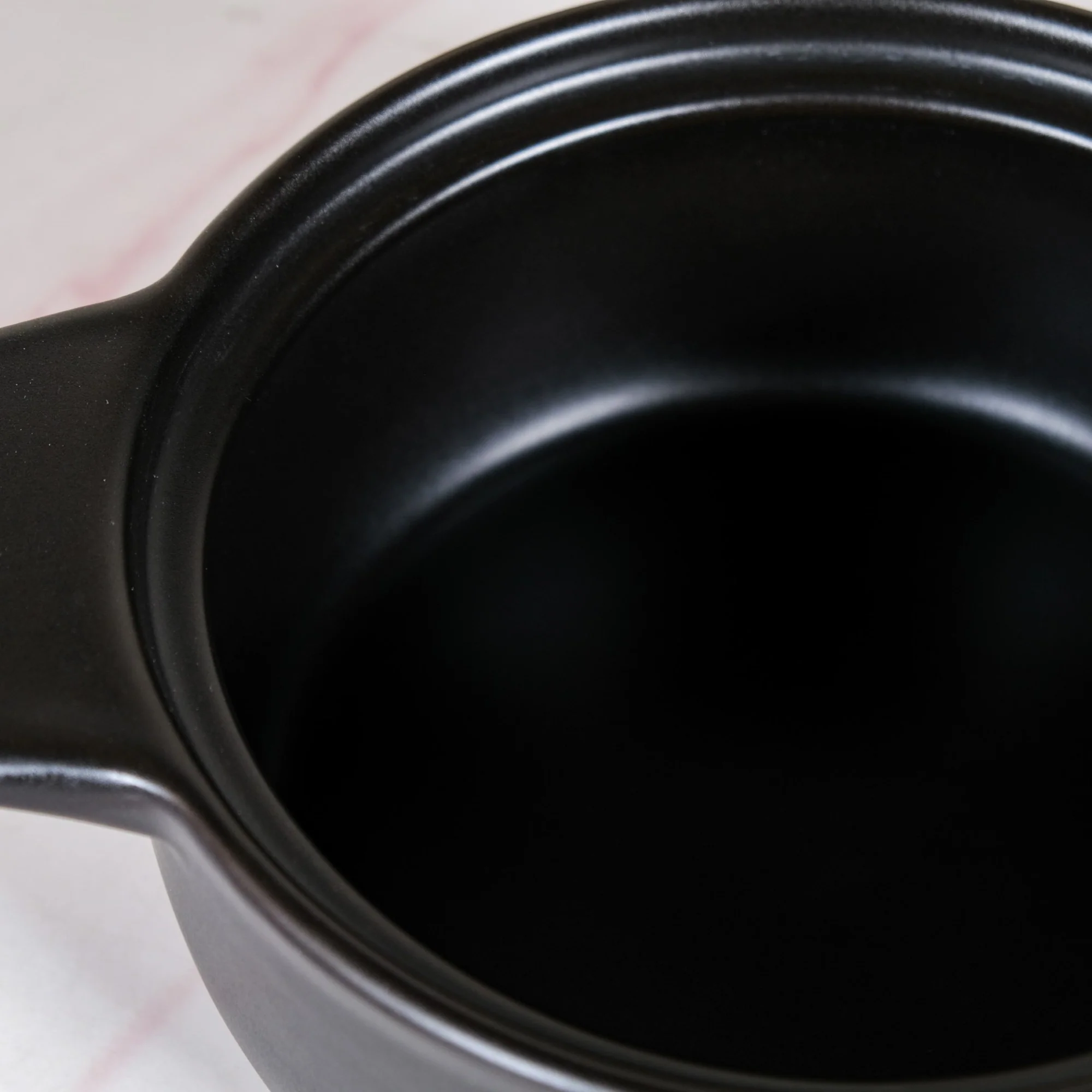 Lumea Ribbed Ceramic Cooking Pot Blue 3500ml - Image 8