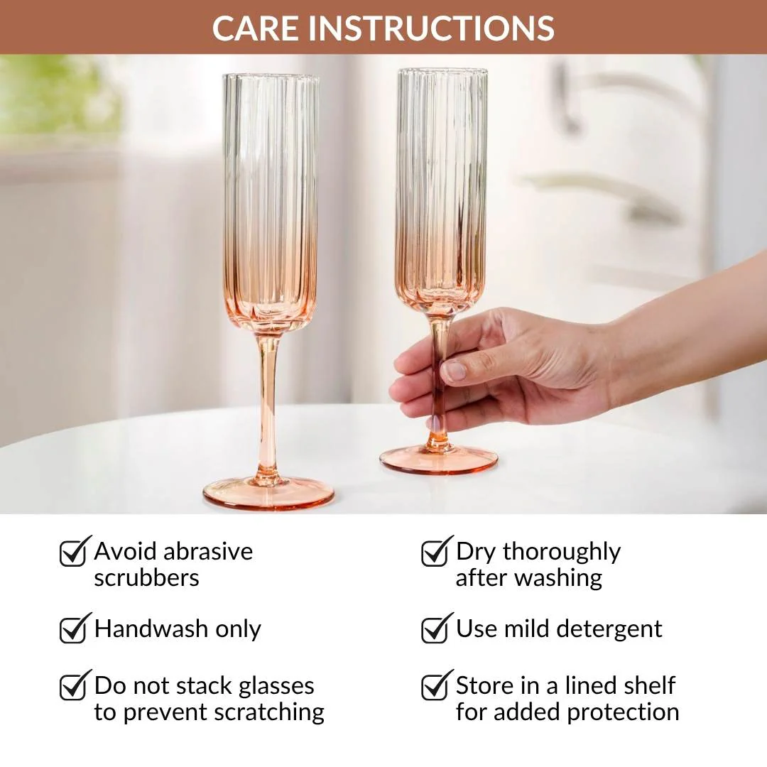 Lumos Champagne Glass Set Of 2 210ml - Image 8