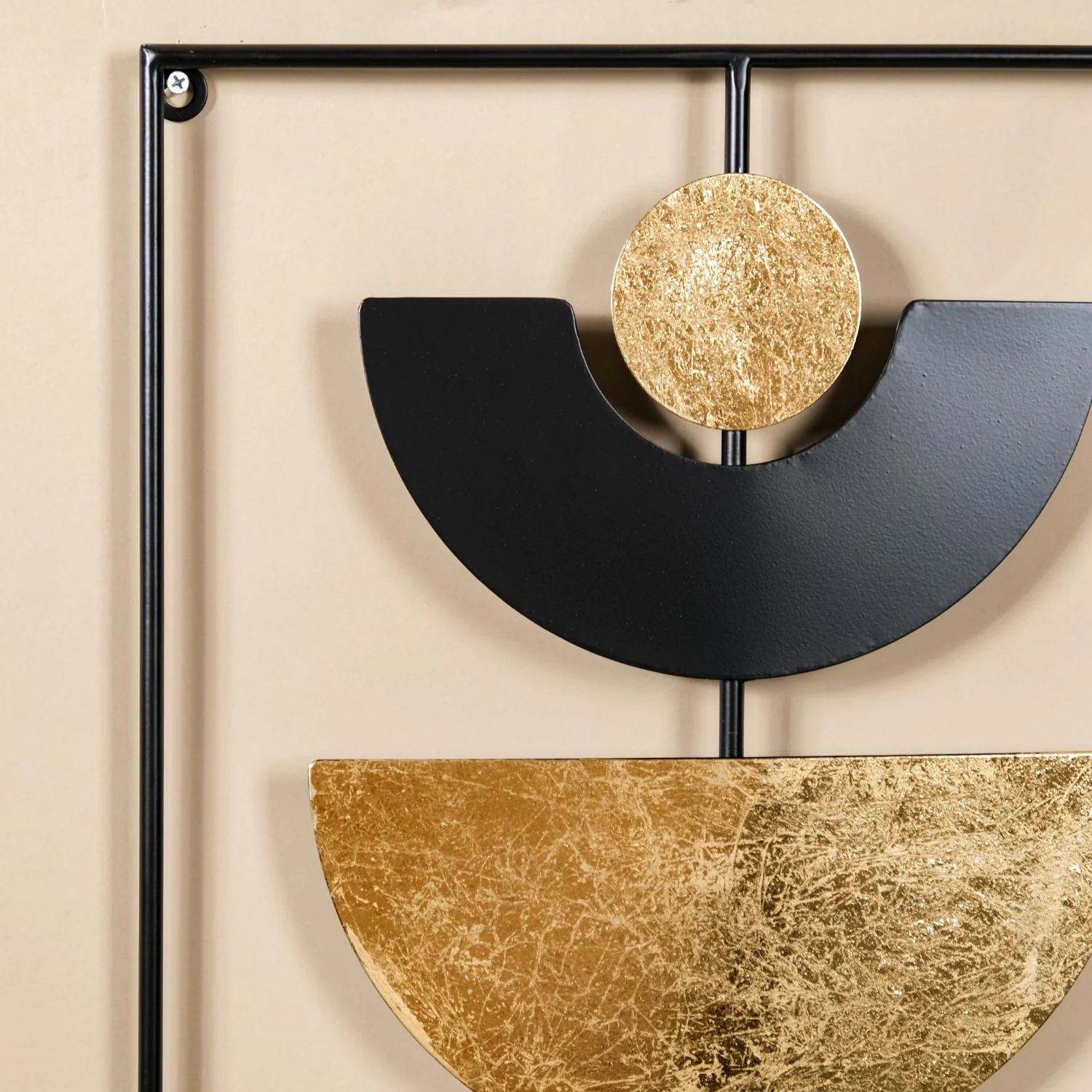 Lunar Cycle Gold Foil Concept Wall Art 23x15 Inch - Image 4