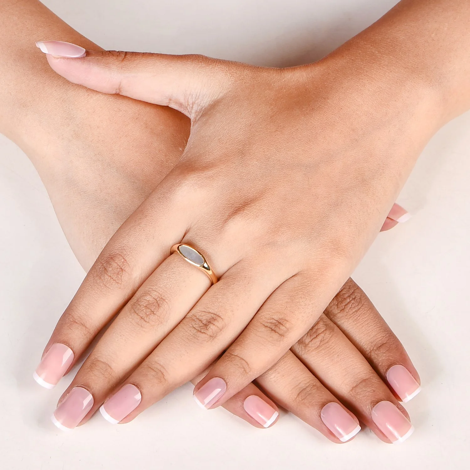 Lunar Glow Gold Ring - Image 2