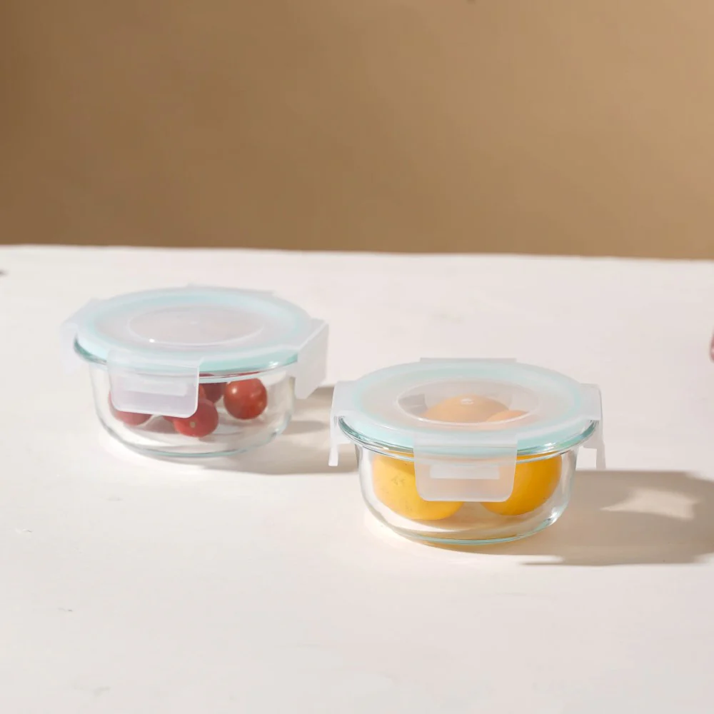Lunch Box Set Of 4 With Velvet Lunch Bag - Image 6