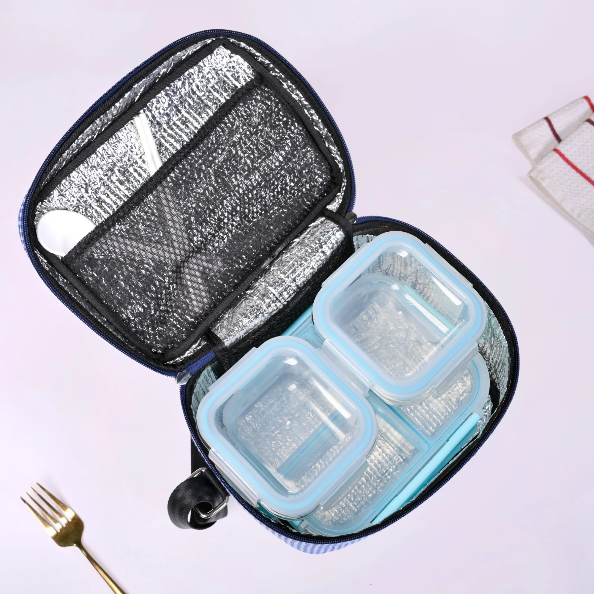 Lunch Companion Insulated Lunch Bag And Tiffin Set - Image 3