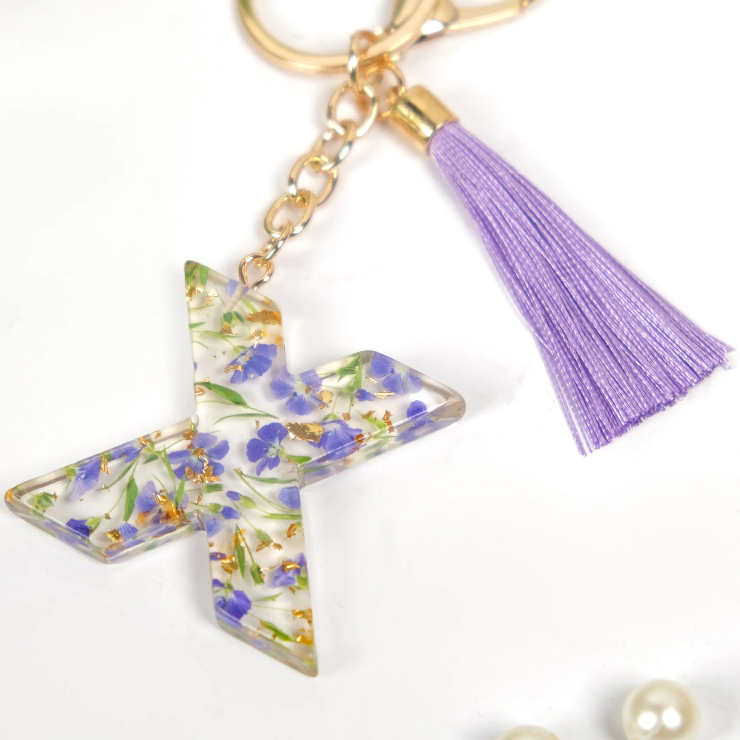 Lush Botanic Beauty X Resin Keyring With Tassel - Image 7