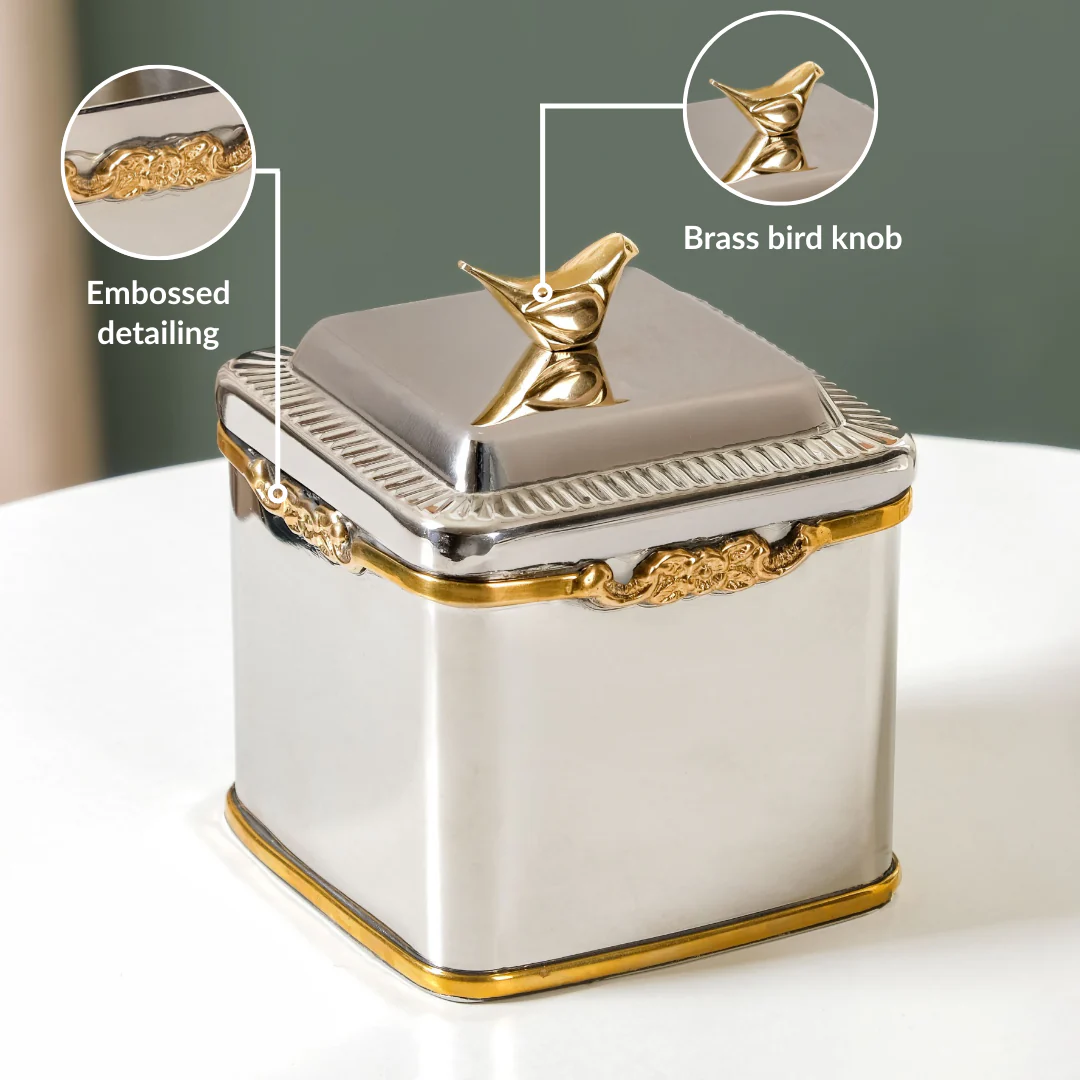 Luxe Bird Decorative Jar - Image 4