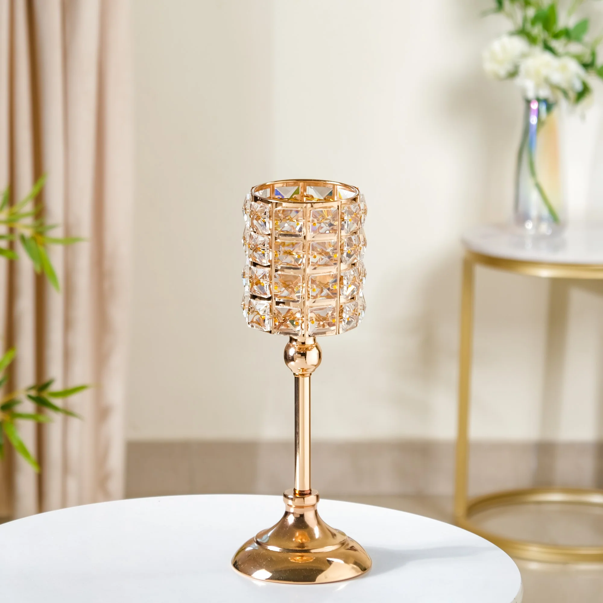 Luxe Crystal Votive Candle Holder Stand Large - Image 3