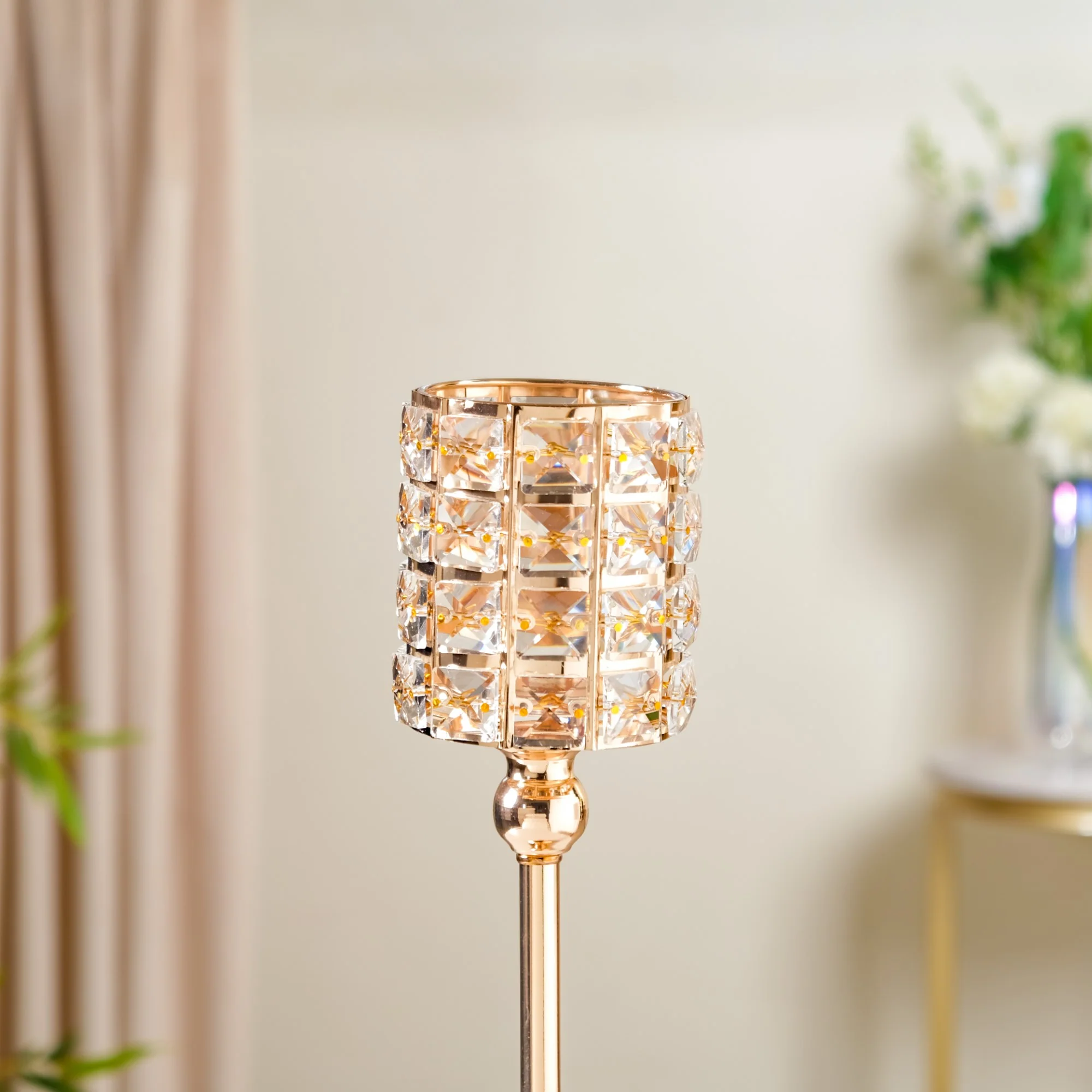 Luxe Crystal Votive Candle Holder Stand Large - Image 4