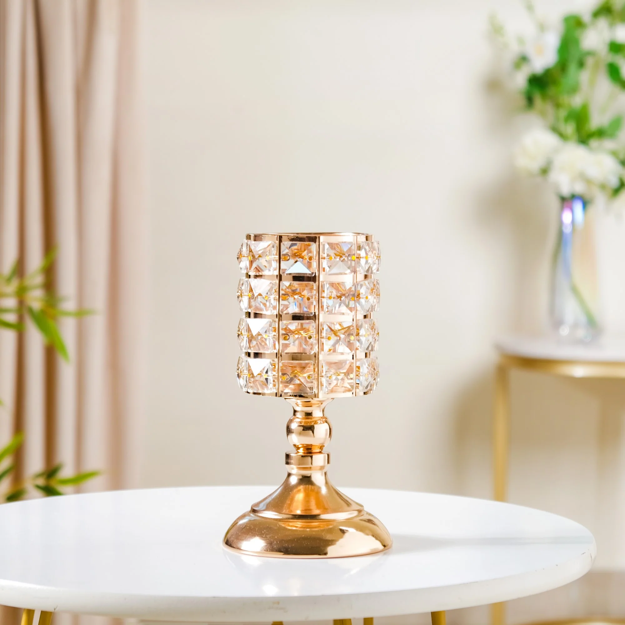 Luxe Crystal Votive Candle Holder Stand Small - Image 6