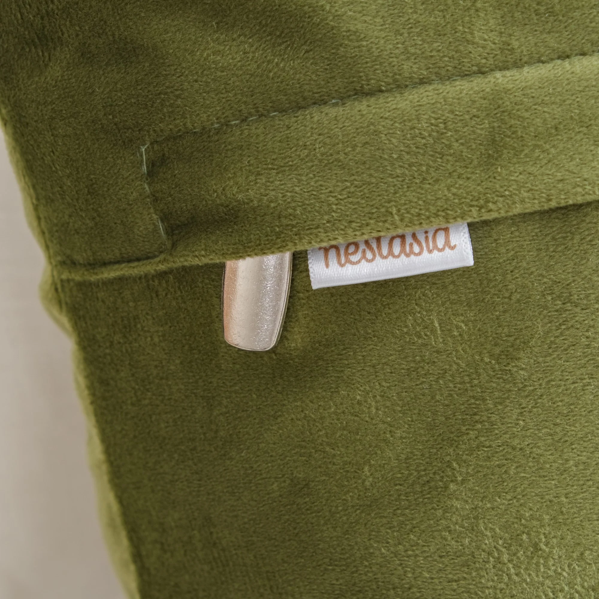 Luxe Cushion Cover & Runner Set Of 3 Green - Image 11