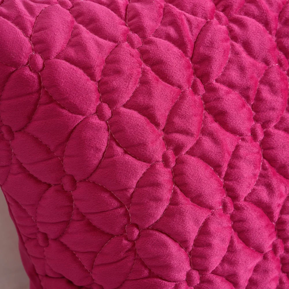 Luxe Cushion Cover & Runner Set Of 3 Magenta - Image 8
