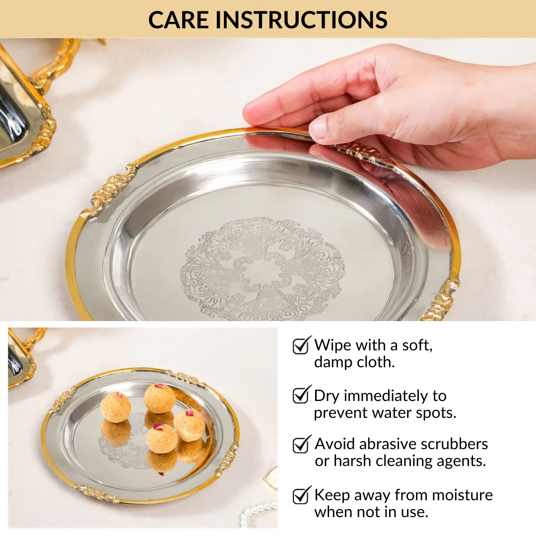 Luxe Dual Tone Decorative Tray - Image 8