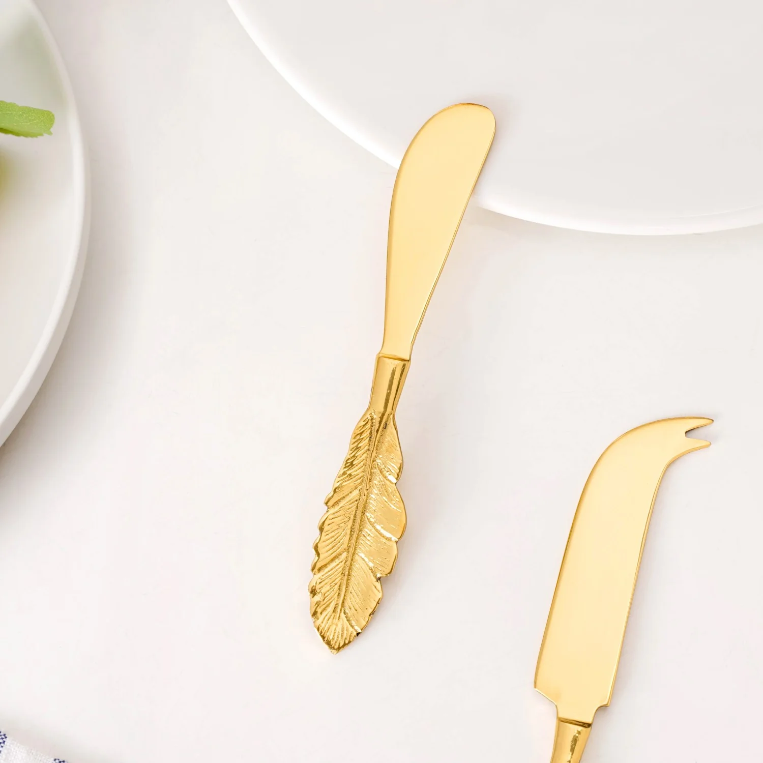 Luxe Gold Butter Knife And Cheese Knife Set Of 2 - Image 7