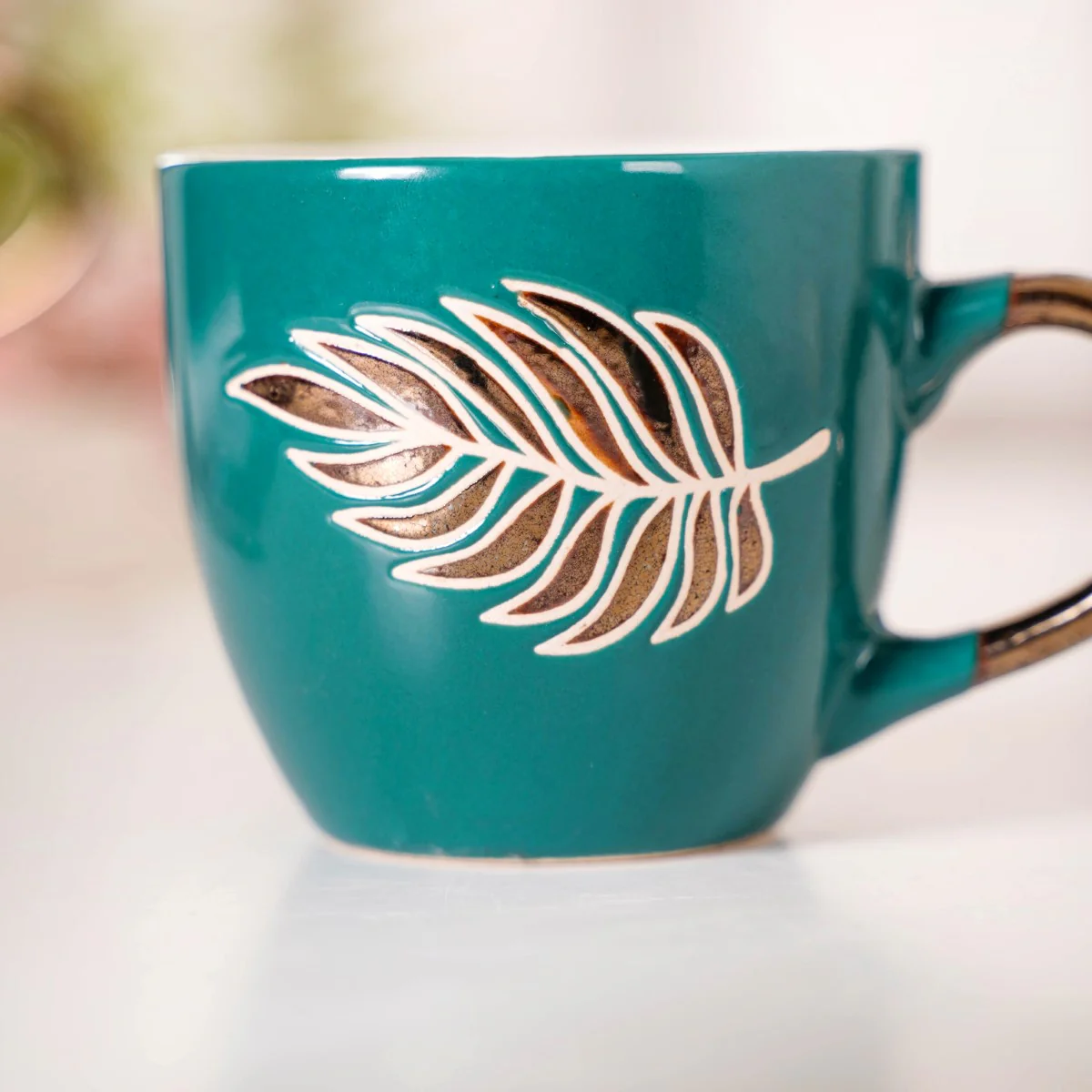 Luxe Leaf Green Tea Cup Set Of 6 250ml - Image 4