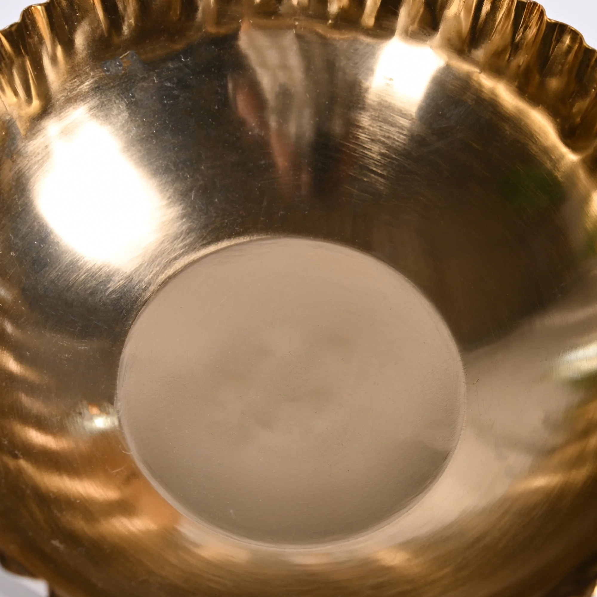 Luxe Round Decorative Bowl With Pedestal - Image 6