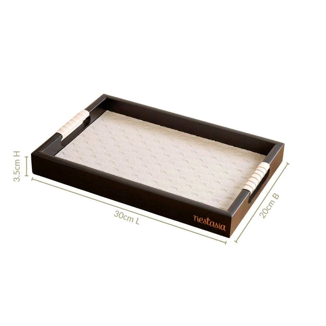 Luxe Table Top Organiser Tray Small Beige - Image 4